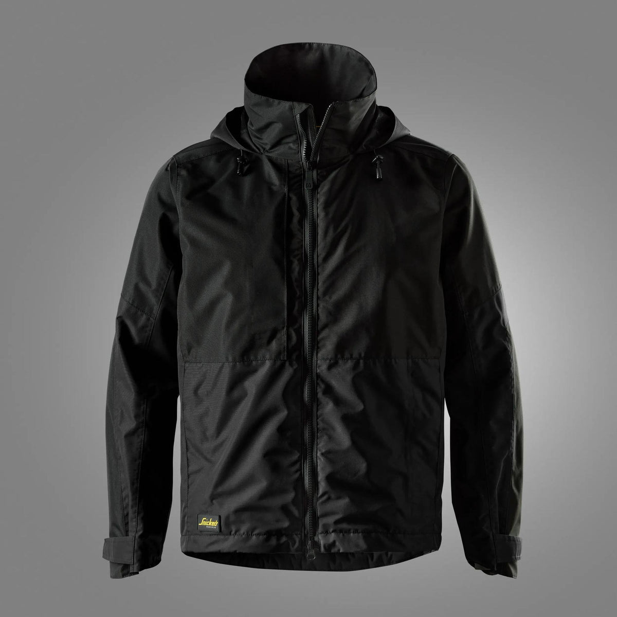 Snickers Workwear AllroundWork, Waterproof Shell Jacket in Black/Black