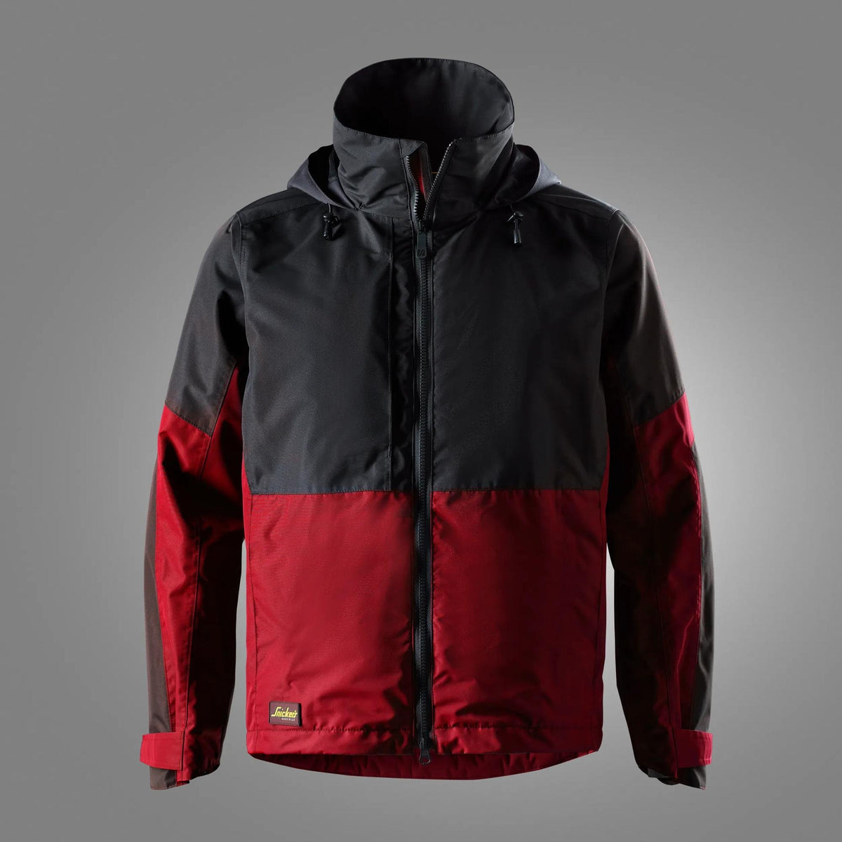 Snickers Workwear AllroundWork, Waterproof Shell Jacket in Chili Red/Black