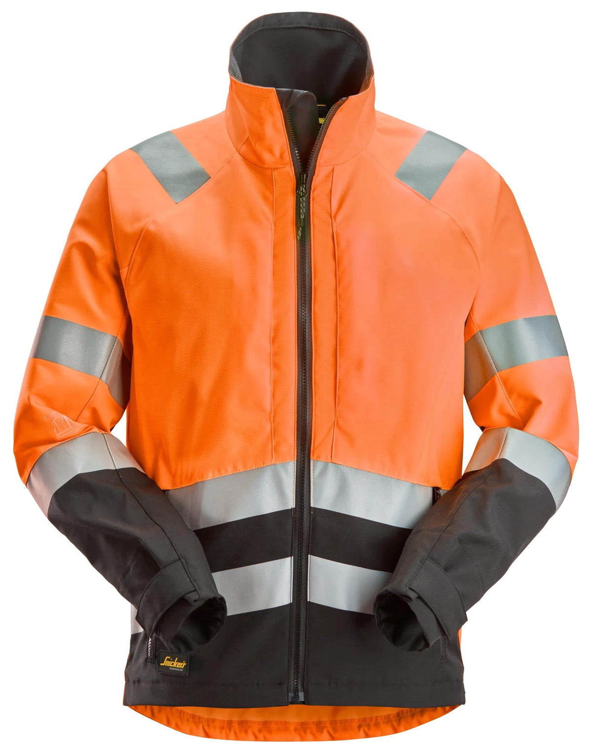 Snickers Workwear High-Vis Class 2/3, Jacket in Hi-Vis Orange/Black