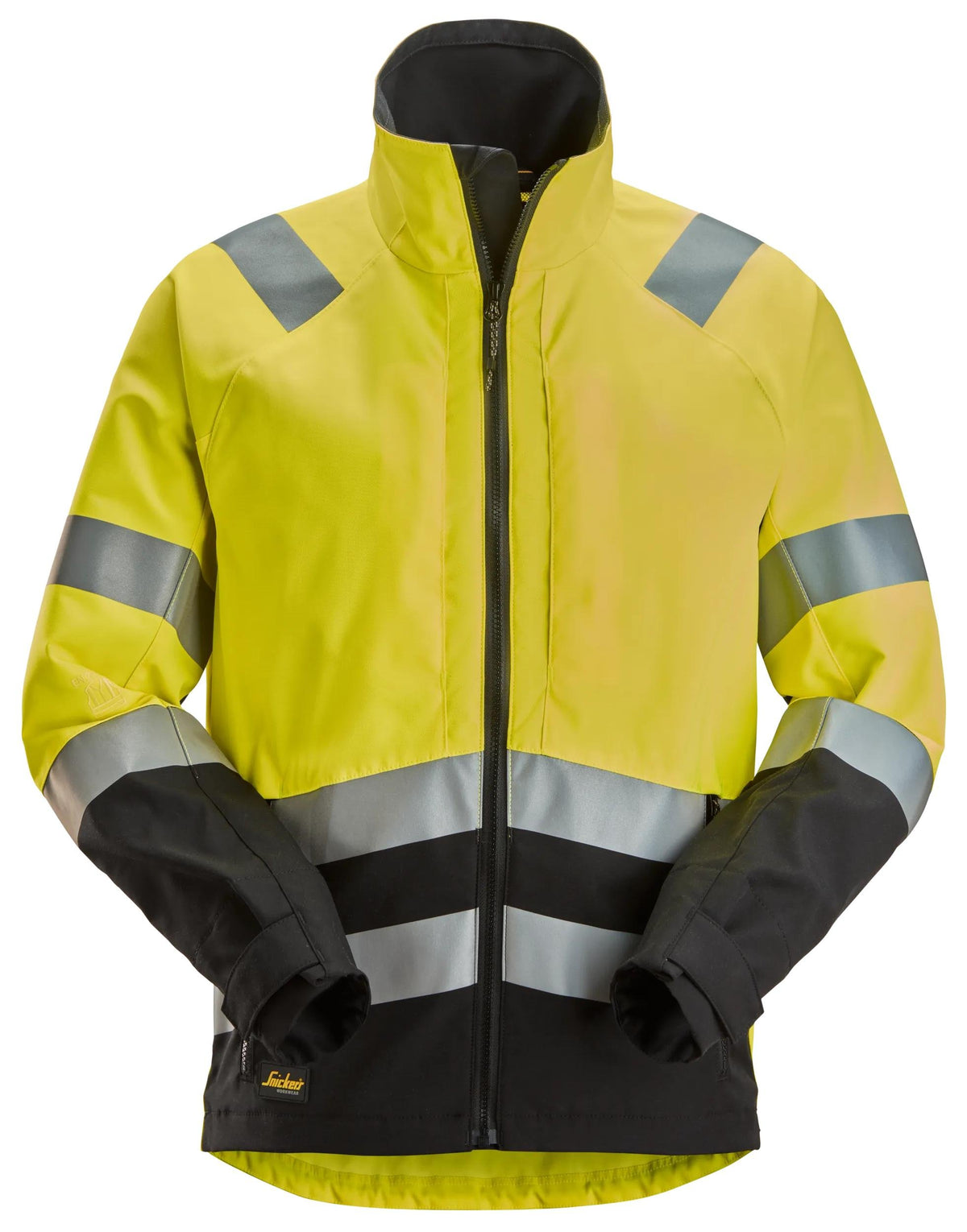 Snickers Workwear High-Vis Class 2/3, Jacket in Hi-Vis Yellow/Black