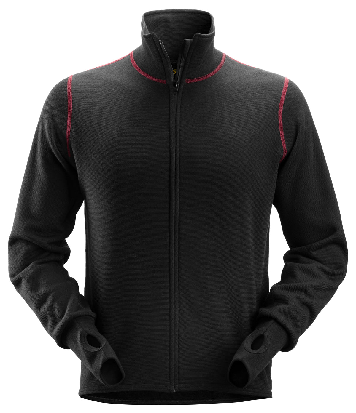 Snickers Workwear ProtecWork, Wool Terry Jacket in Black