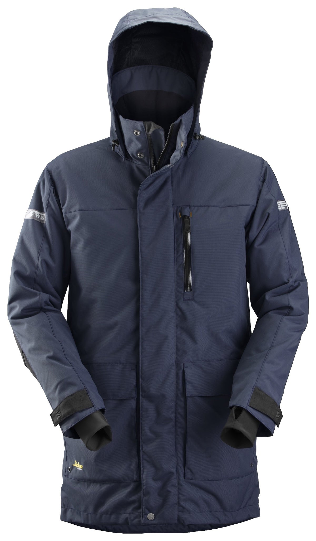 Snickers Workwear AllroundWork, Waterproof 37.5® Insulated Parka in Navy/Black