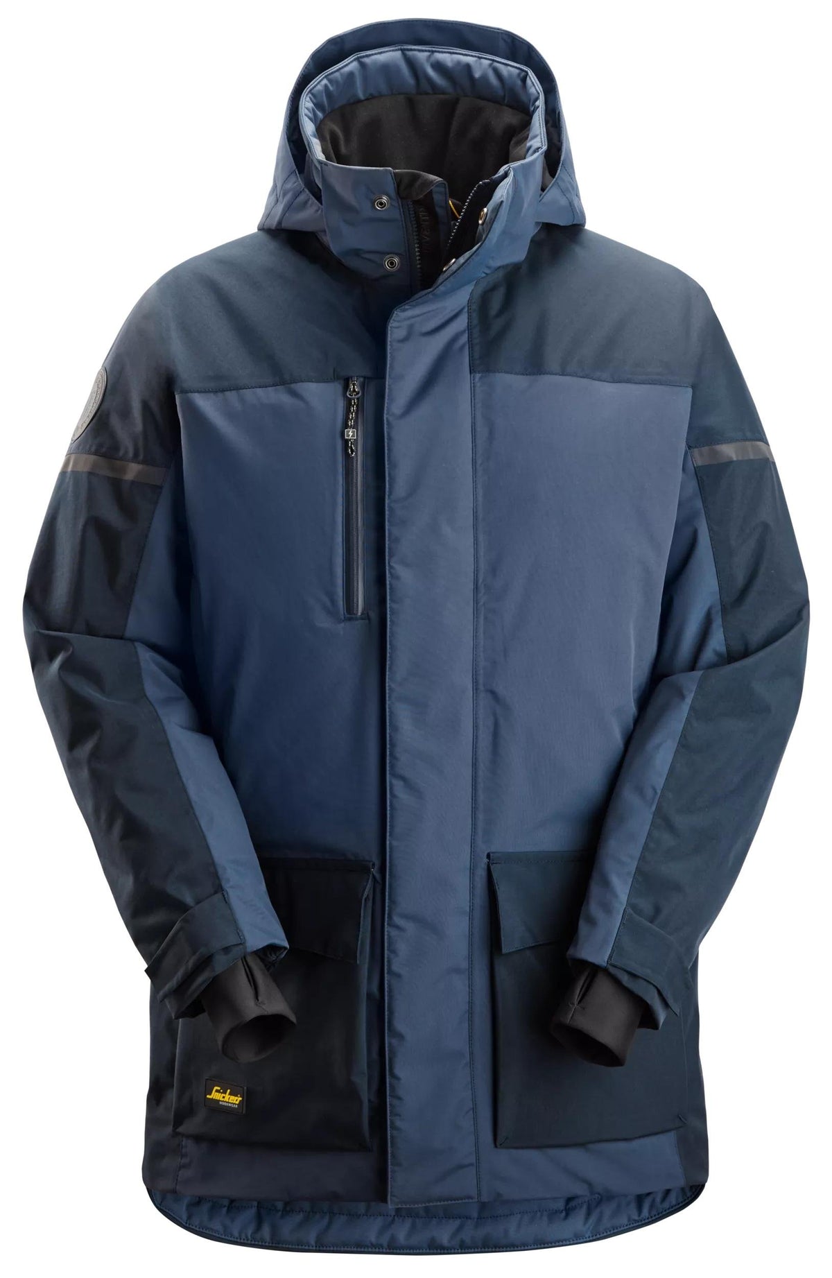 Snickers Workwear AllroundWork, Waterproof Insulated Parka in Navy/Dark Navy