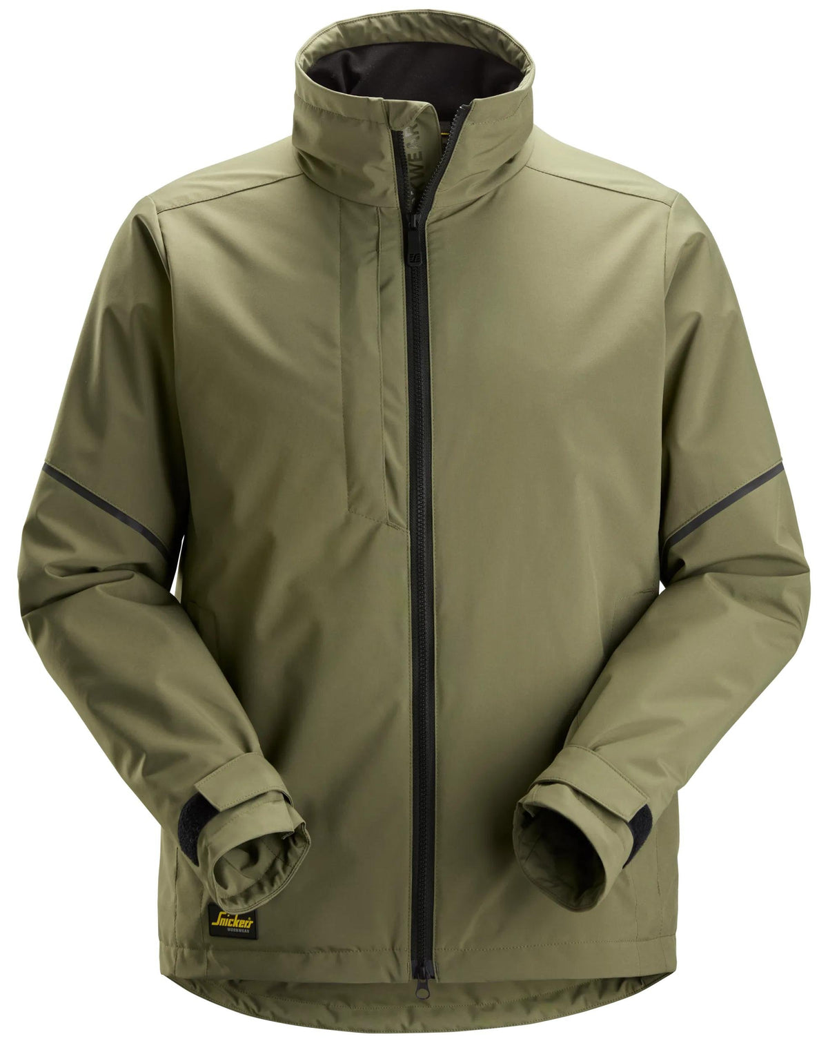 Snickers Workwear AllroundWork, Windstopper Fleece Lined Jacket in Khaki Green