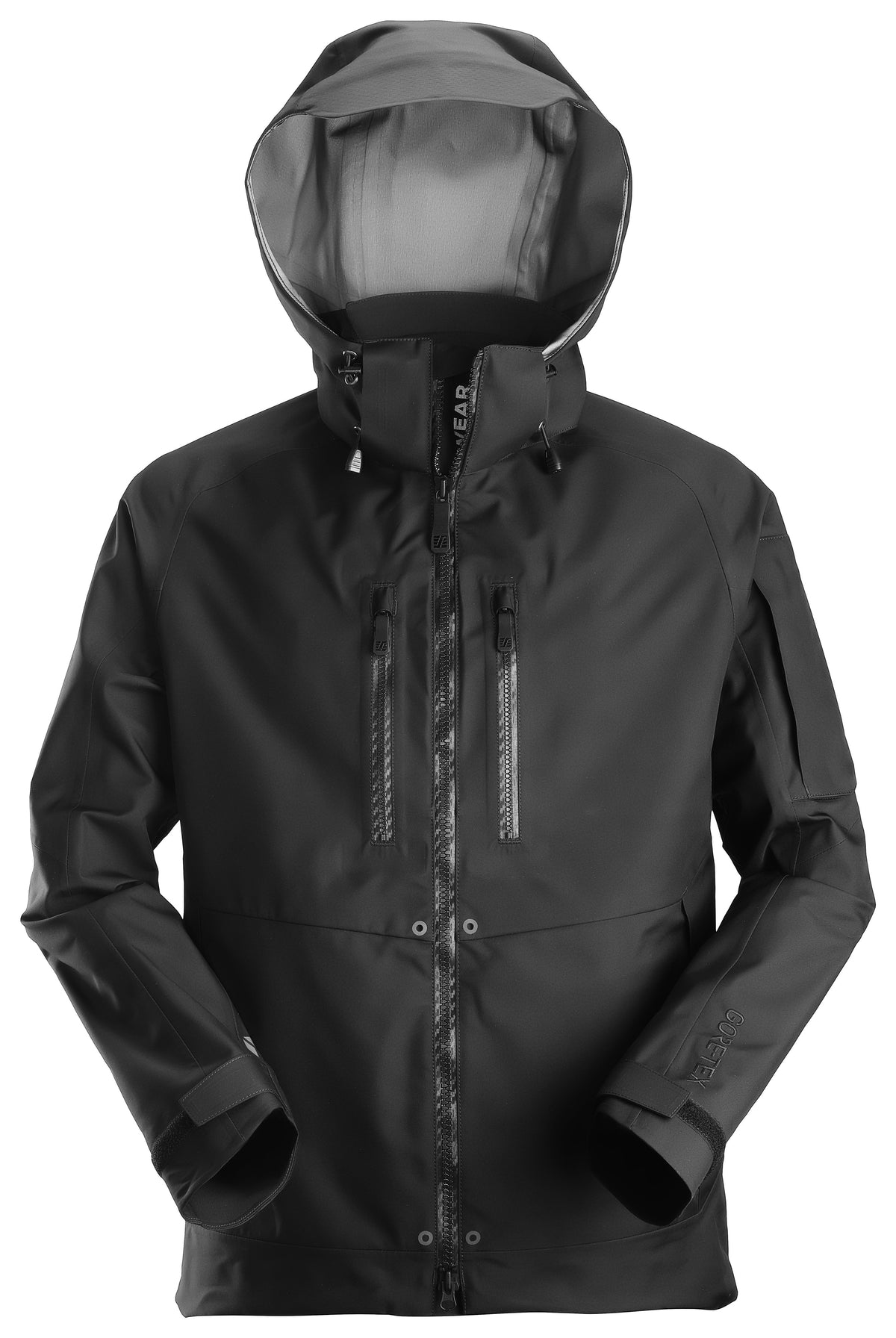 Snickers Workwear FlexiWork, GORE-TEX Shell Jacket in Black/Black