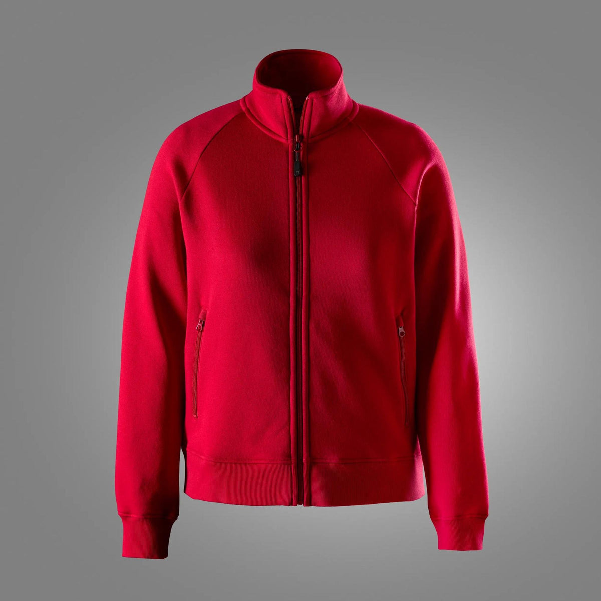 Snickers Workwear Women's Classic Sweatshirt Jacket in Chili Red