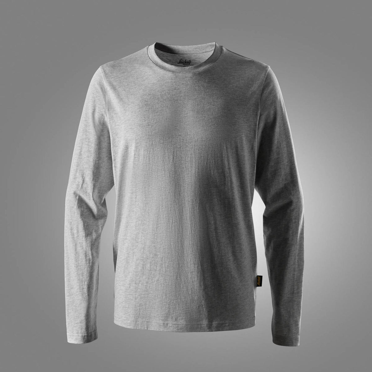 Snickers Workwear Classic Long Sleeve T-Shirt in Grey Melange