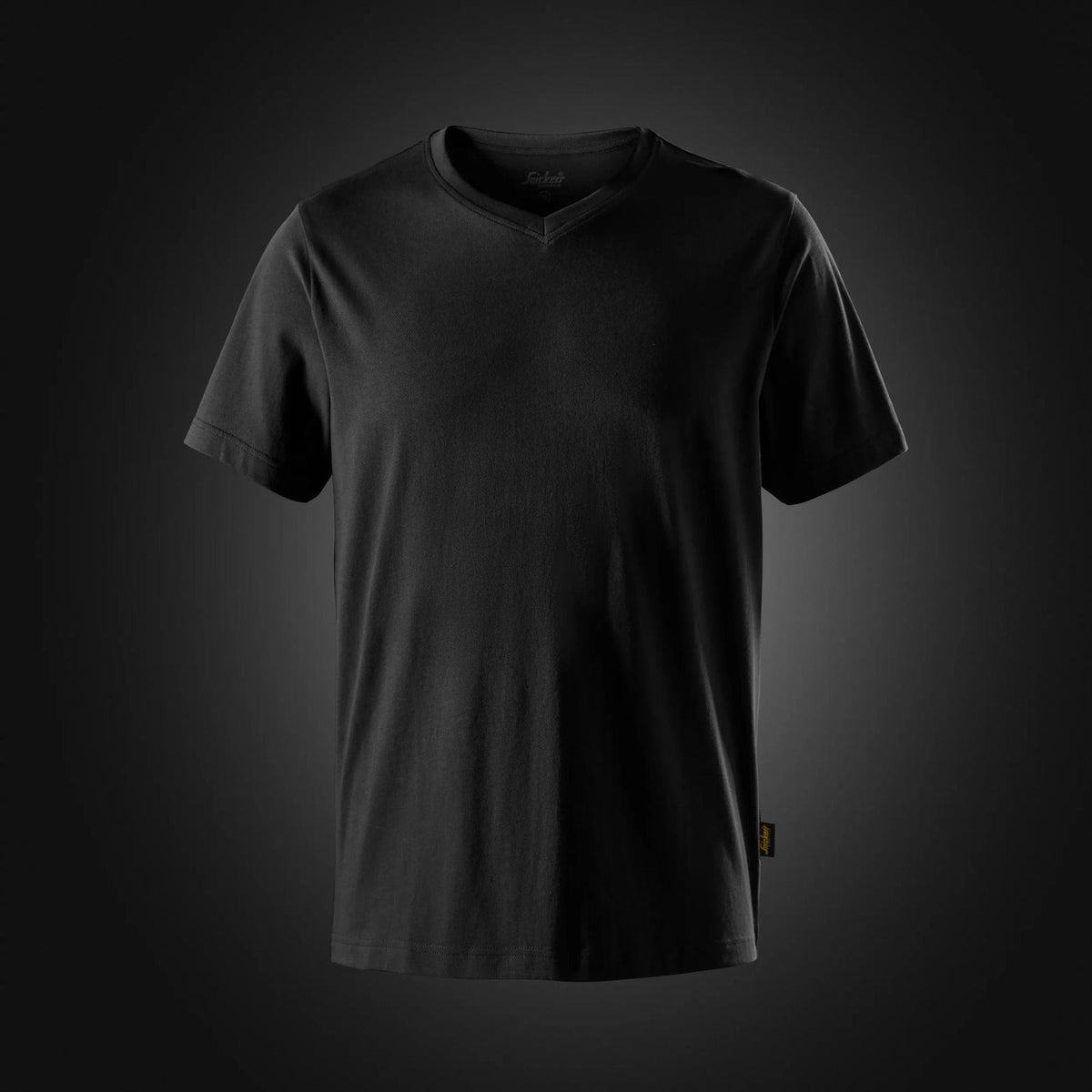 Snickers Workwear Classic V-Neck T-Shirt in Black