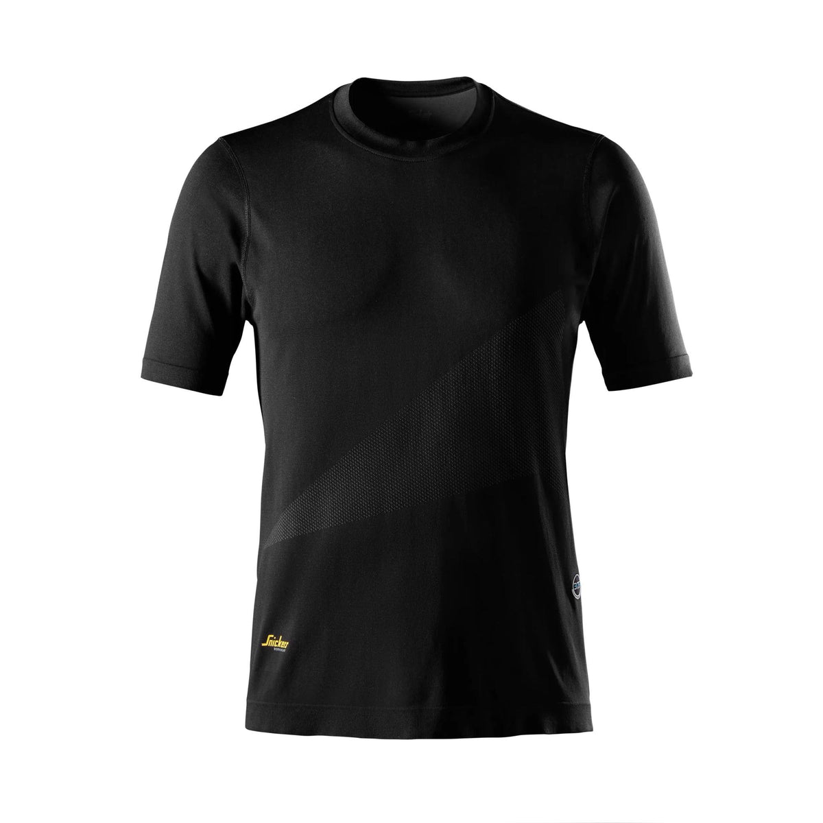 Snickers Workwear FlexiWork, 37.5® Tech Short Sleeve T-Shirt in Black