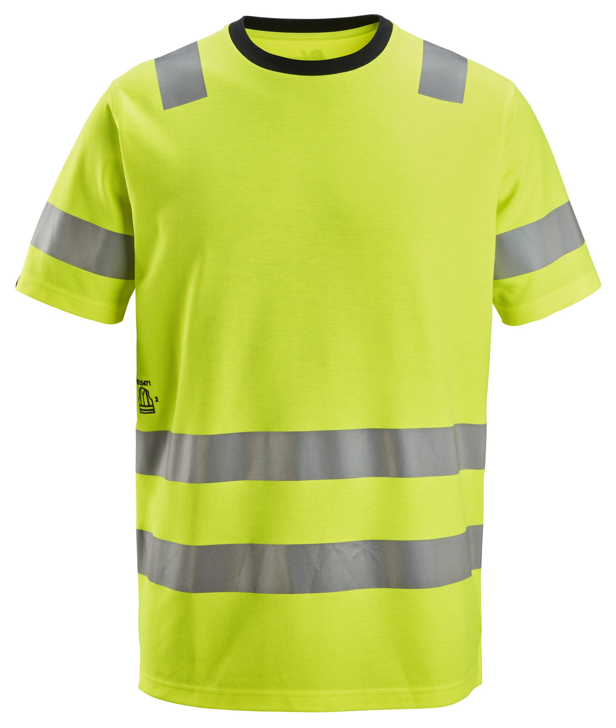Snickers Workwear High-Vis Class 2, T-Shirt in Hi-Vis Yellow