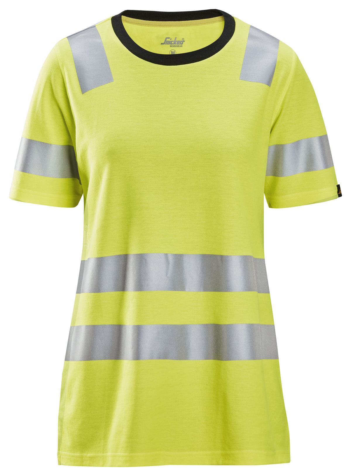 Snickers Workwear High-Vis Class 2, Women's T-Shirt in Hi-Vis Yellow