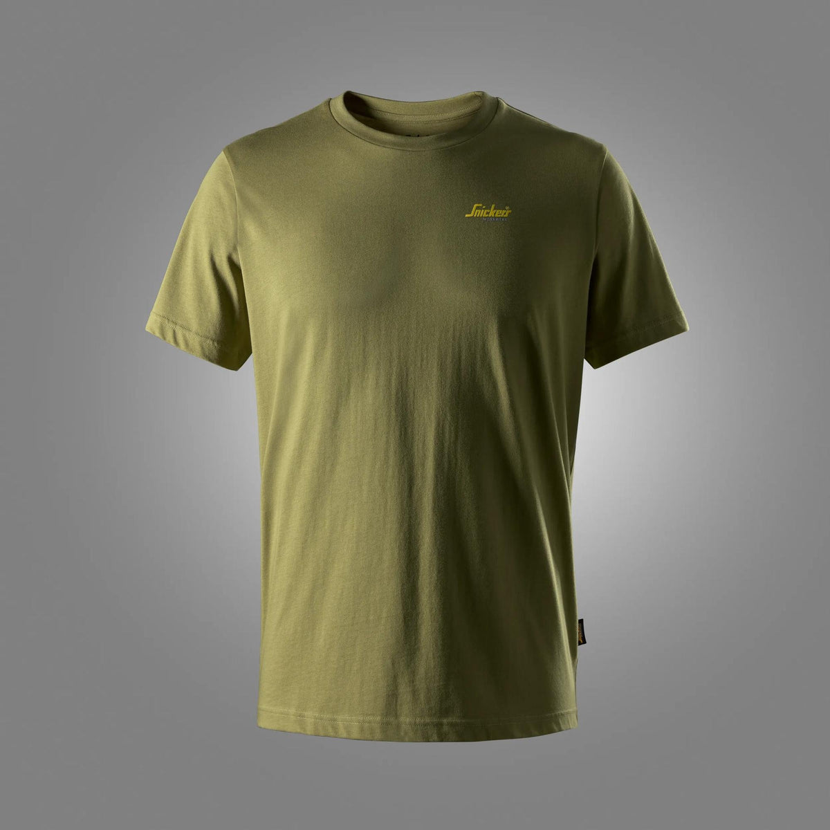 Snickers Workwear Classic Small Logo T-Shirt in Khaki Green