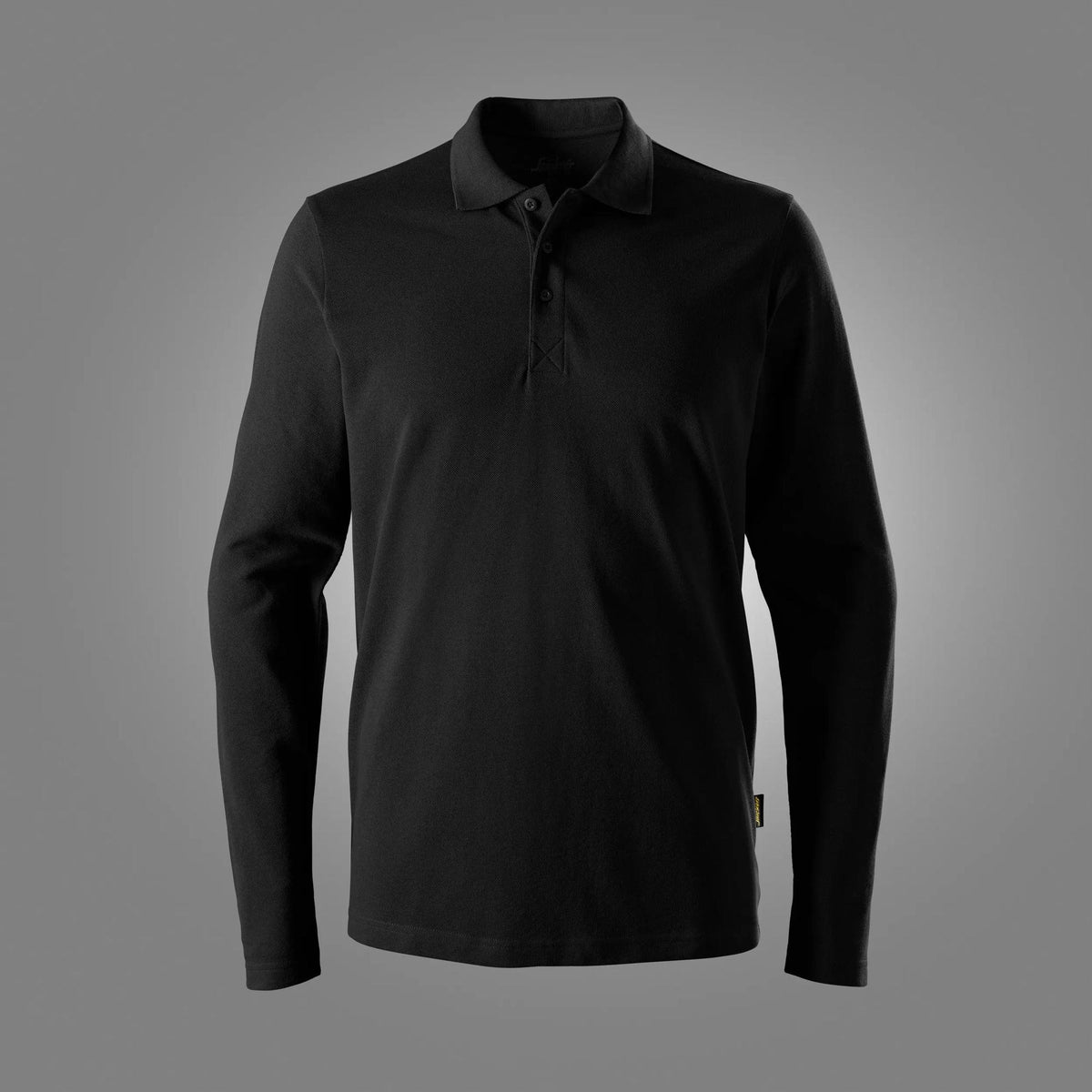 Snickers Workwear Classic Long Sleeve Polo Shirt in Black