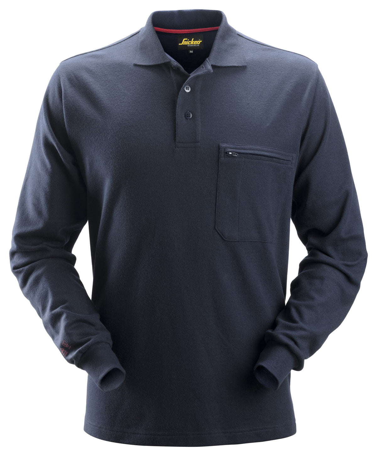 Snickers Workwear ProtecWork, Long Sleeve Polo Shirt in Navy