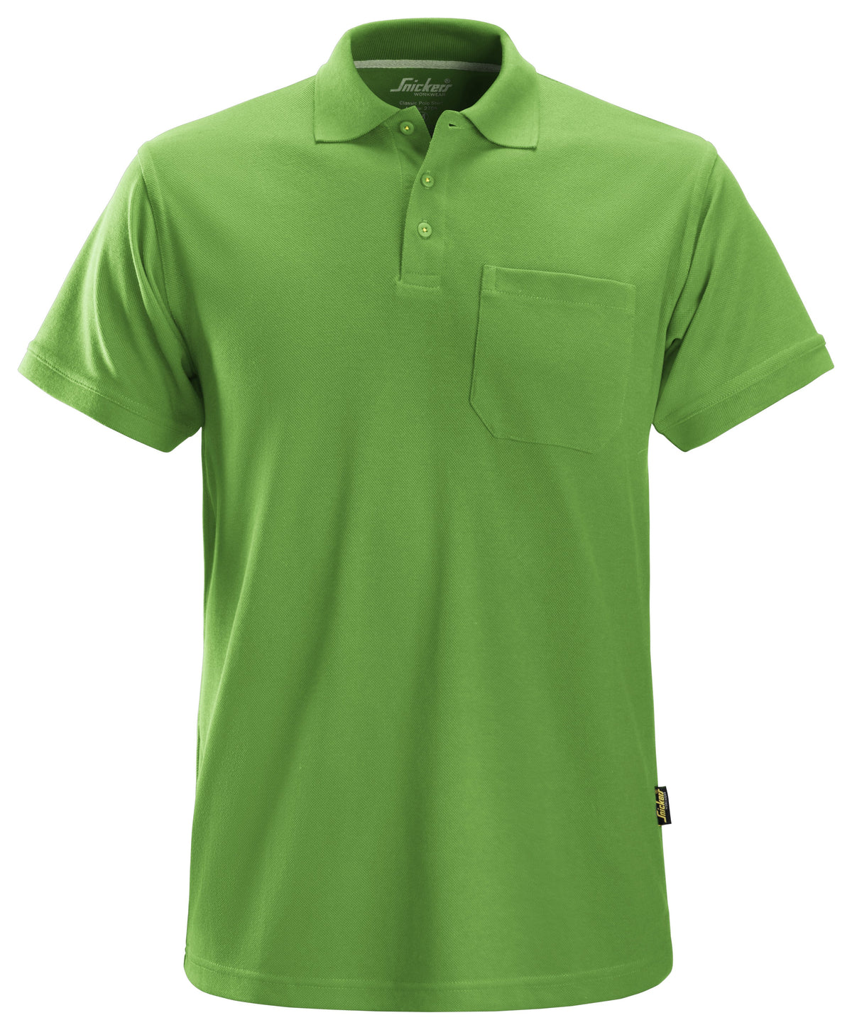 Snickers Workwear Classic Pocket Polo Shirt in Apple Green