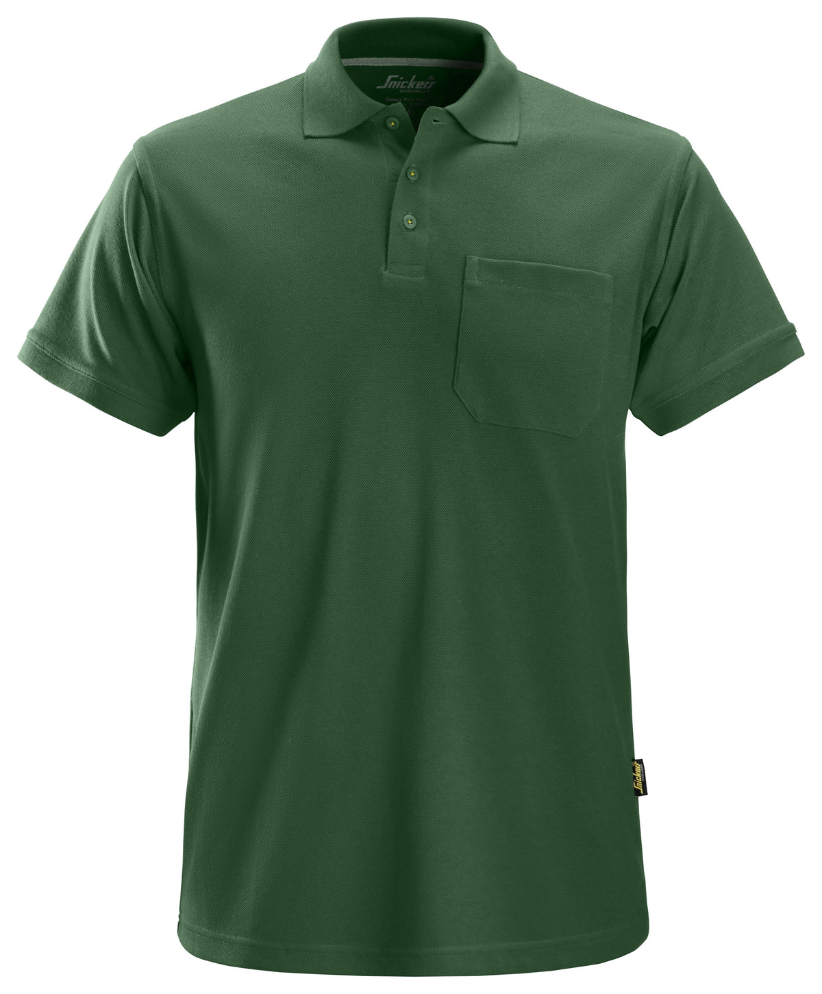 Snickers Workwear Classic Pocket Polo Shirt in Forest Green