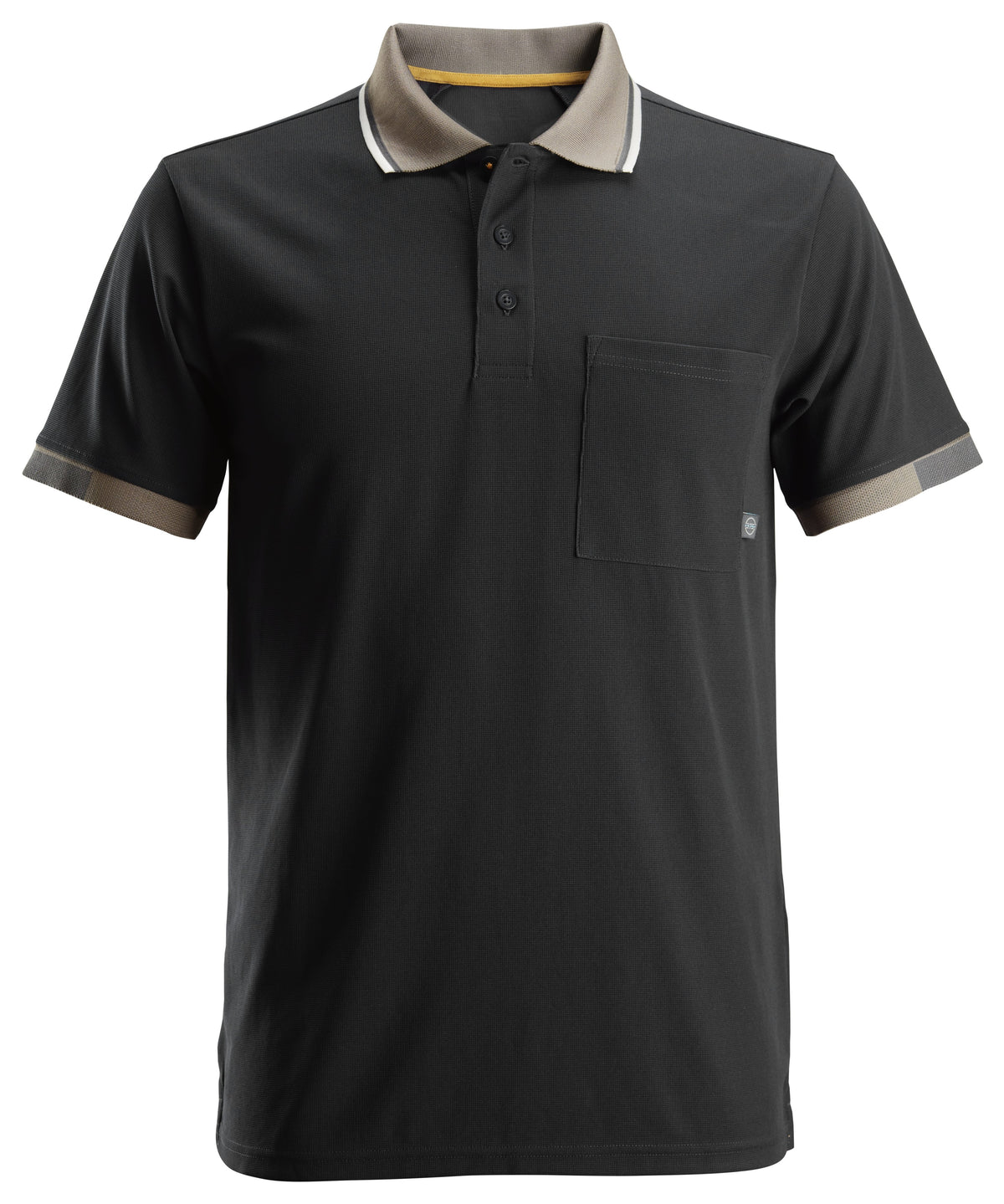 Snickers Workwear AllroundWork, 37.5® Short Sleeve Polo Shirt in Black