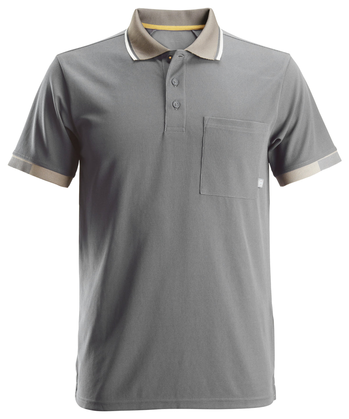 Snickers Workwear AllroundWork, 37.5® Short Sleeve Polo Shirt in Grey