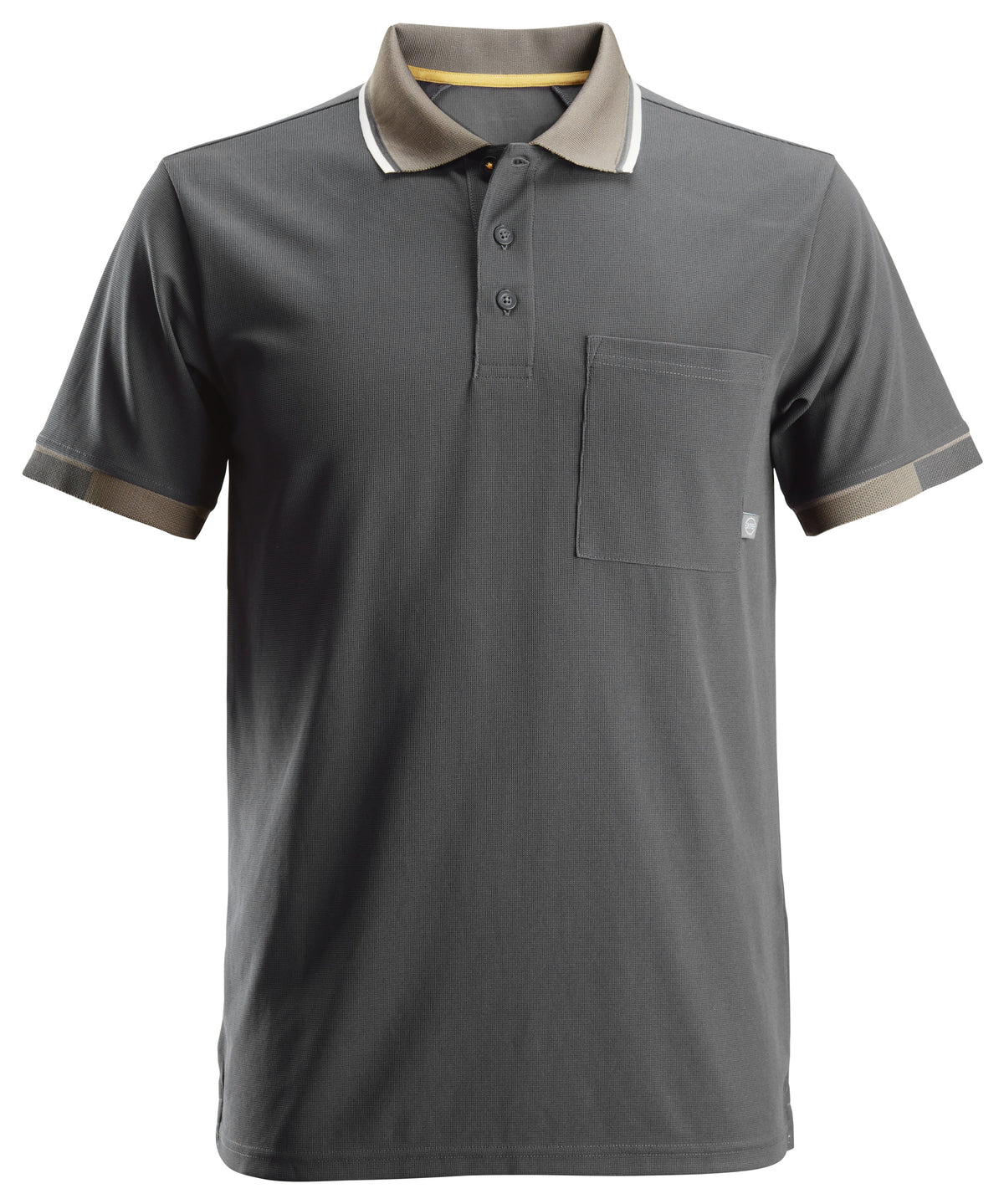 Snickers Workwear AllroundWork, 37.5® Short Sleeve Polo Shirt in Steel Grey