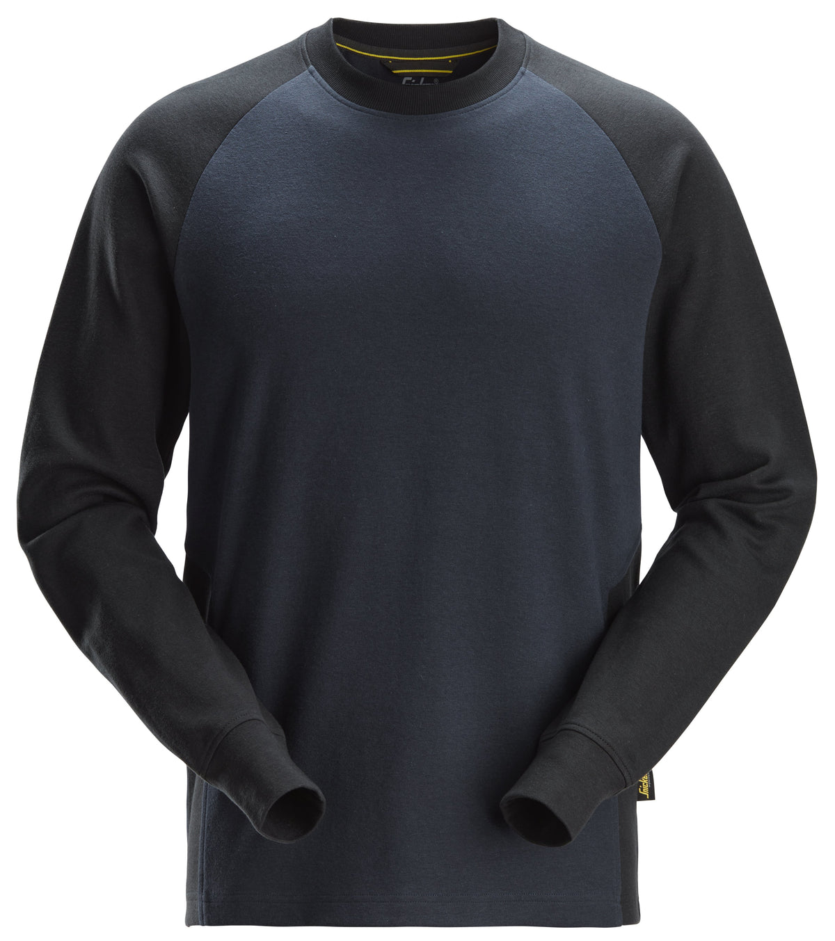 Snickers Workwear Two-Coloured Sweatshirt in Navy/Black
