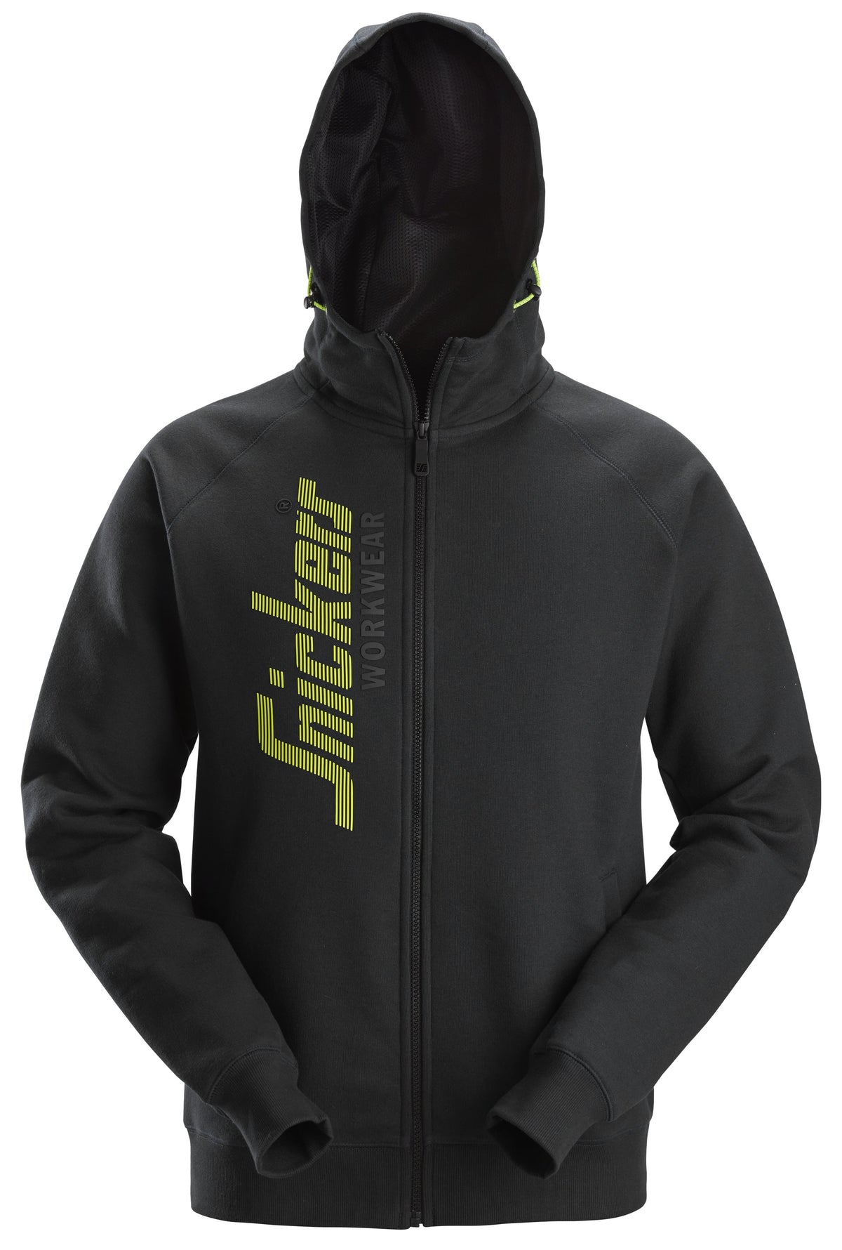 Snickers Workwear Logo Full-Zip Hoodie in Black