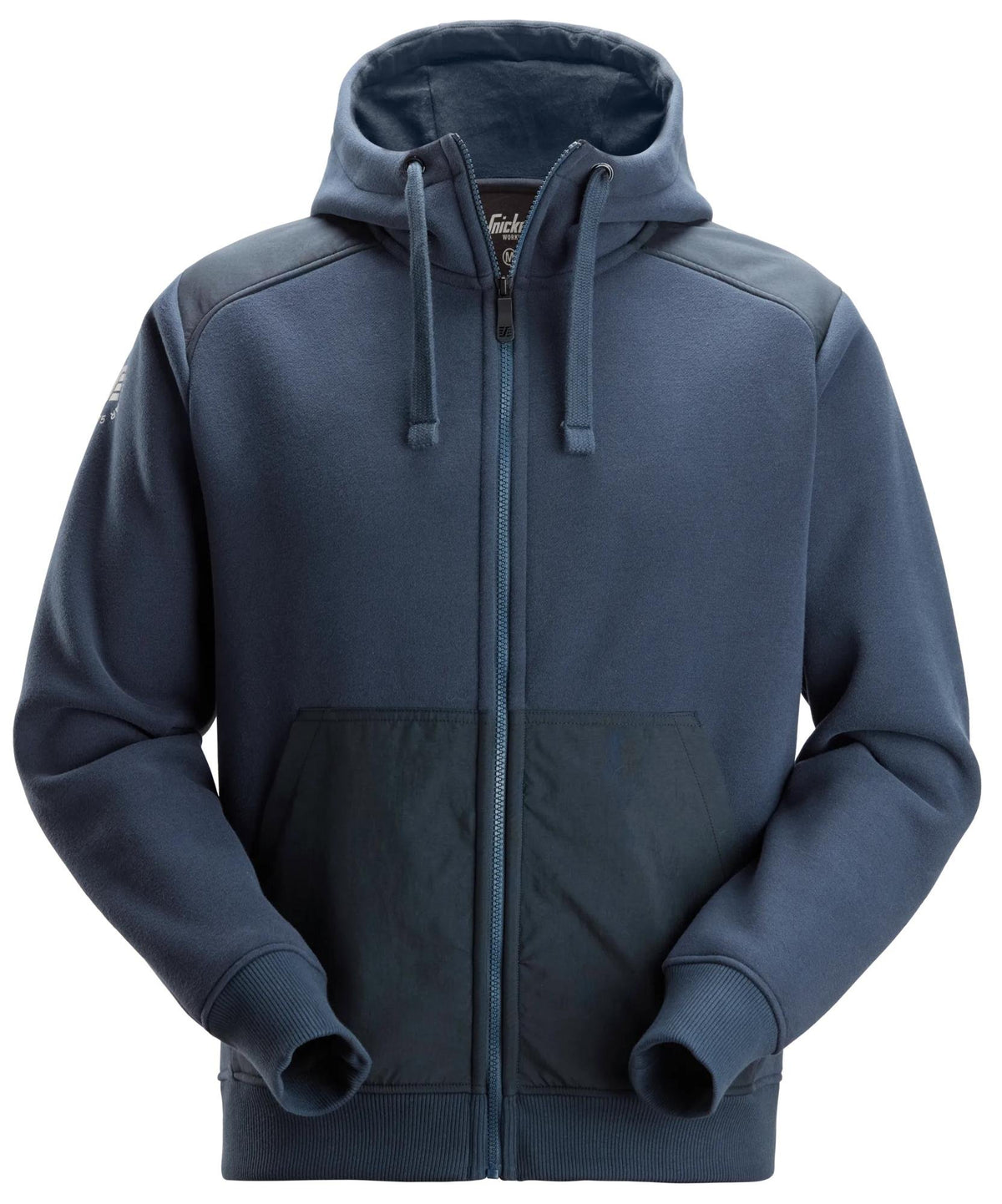 Snickers Workwear Cordura® Tech Sweatshirt Full Zip Hoodie in Navy/Dark Navy