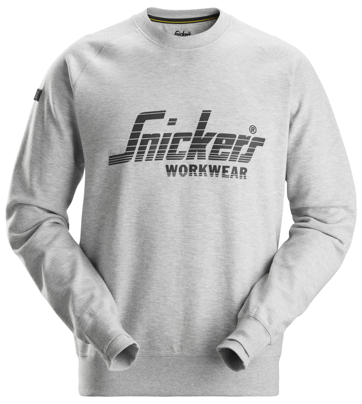 Snickers Workwear Logo Sweatshirt in Grey Melange