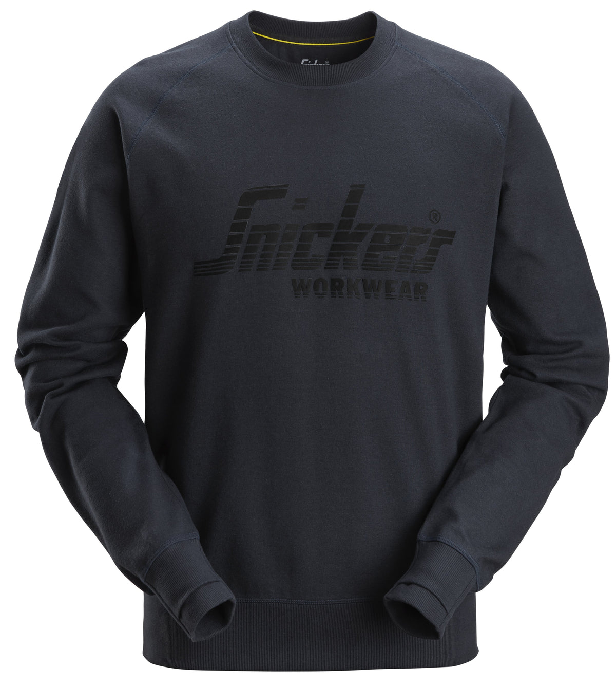Snickers Workwear Logo Sweatshirt in Dark Navy Melange