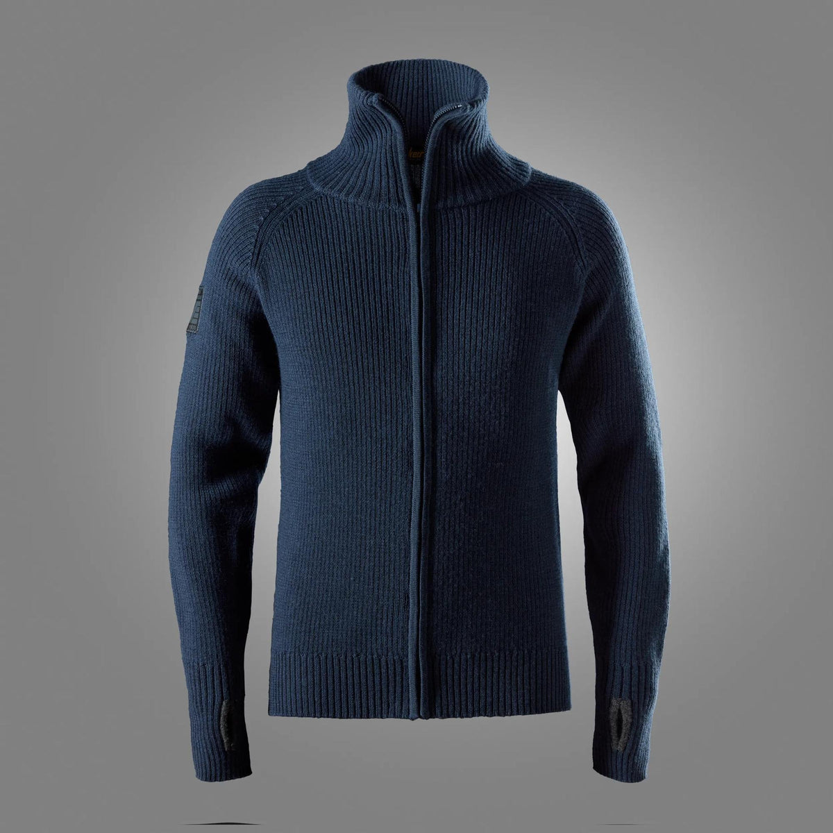 Snickers Workwear Wool Full Zip Sweater in Navy