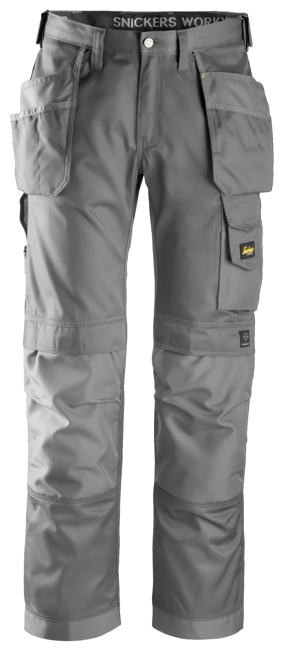 Snickers Workwear Craftsmen Holster Pockets Trousers, DuraTwill in Grey/Grey