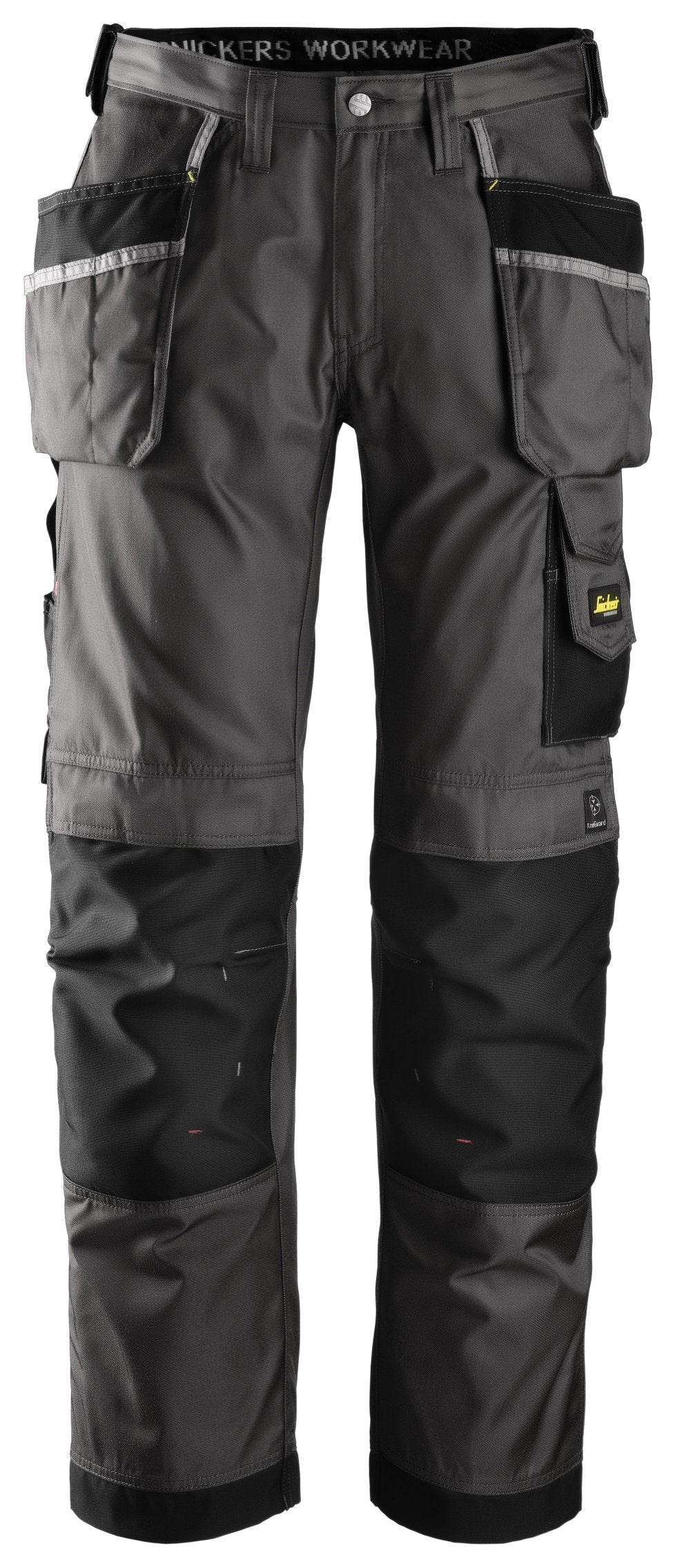 Snickers Workwear Craftsmen Holster Pockets Trousers, DuraTwill in Muted Black/Black