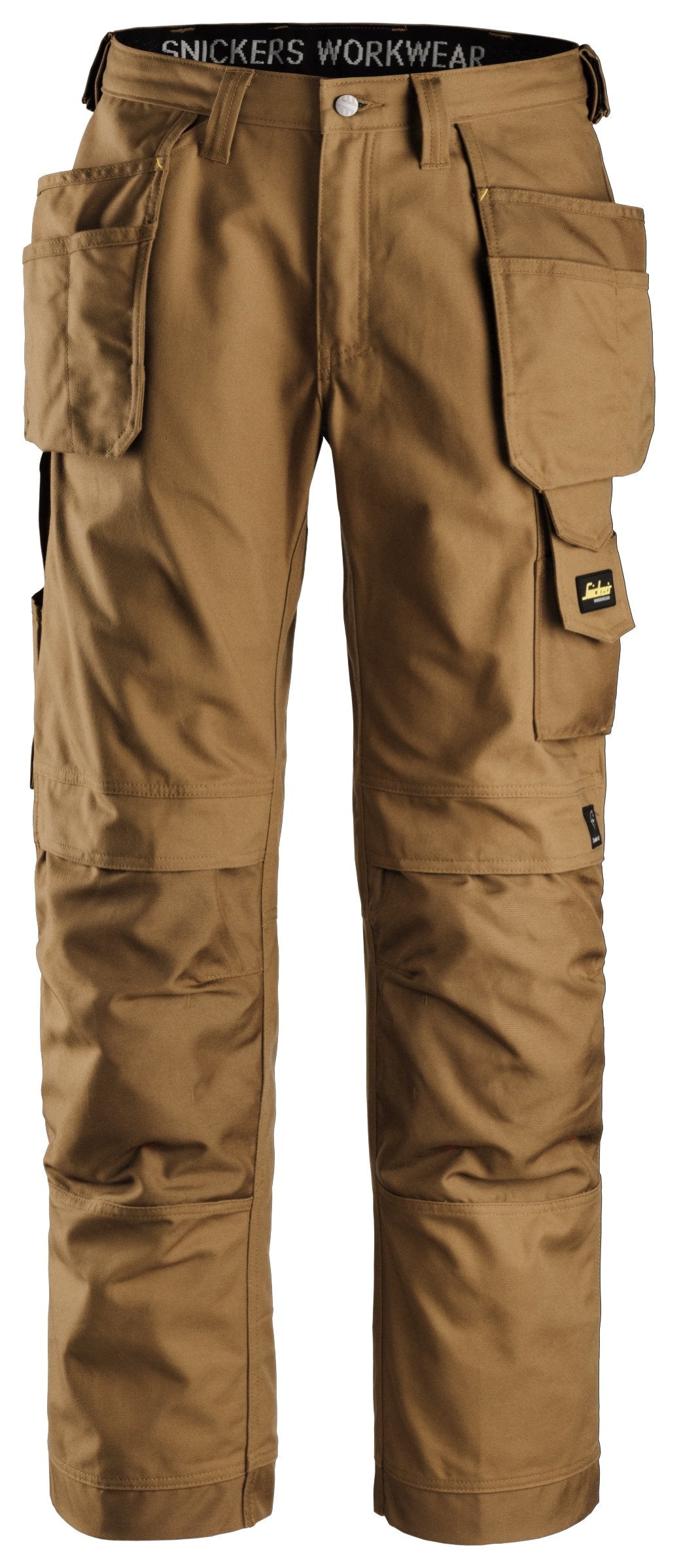 Snickers Workwear Craftsmen Holster Pockets Trousers, Canvas+ in Brown/Brown
