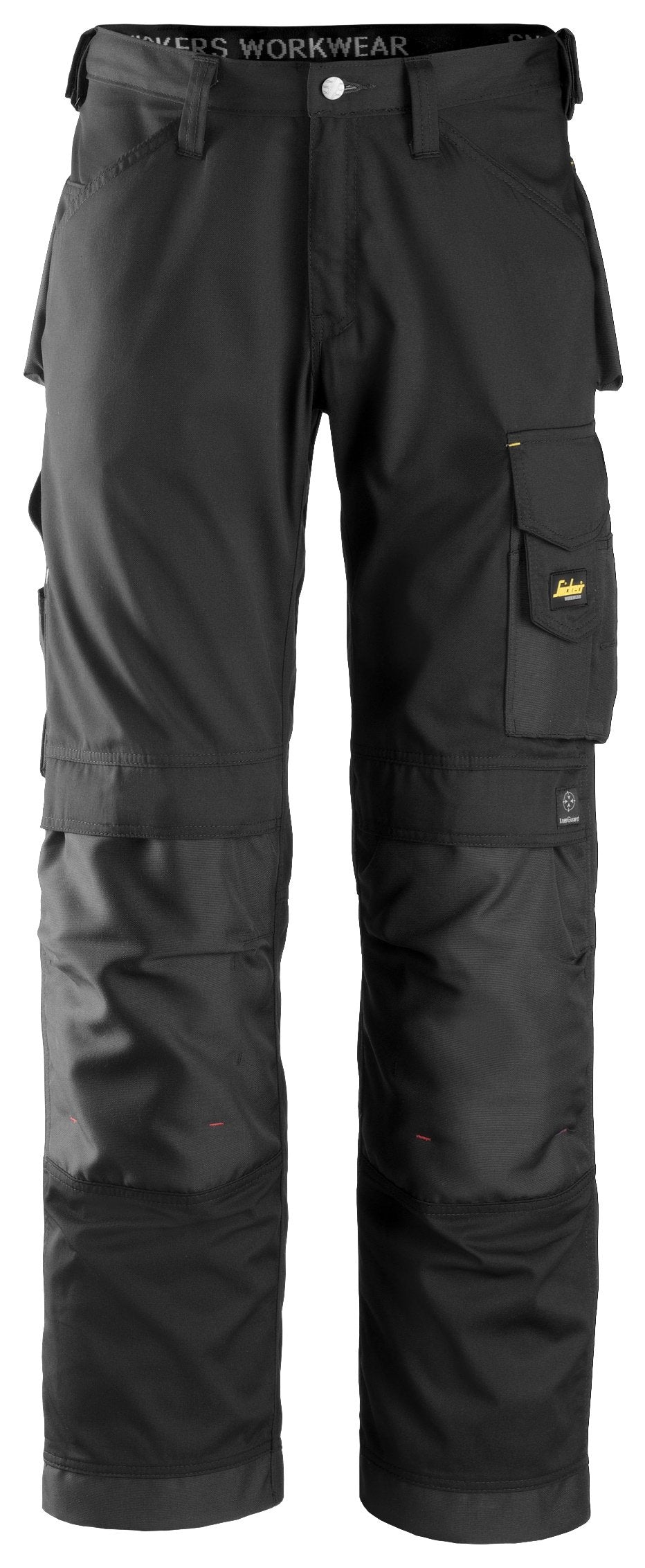 Snickers Workwear Craftsmen Trousers, CoolTwill in Black/Black