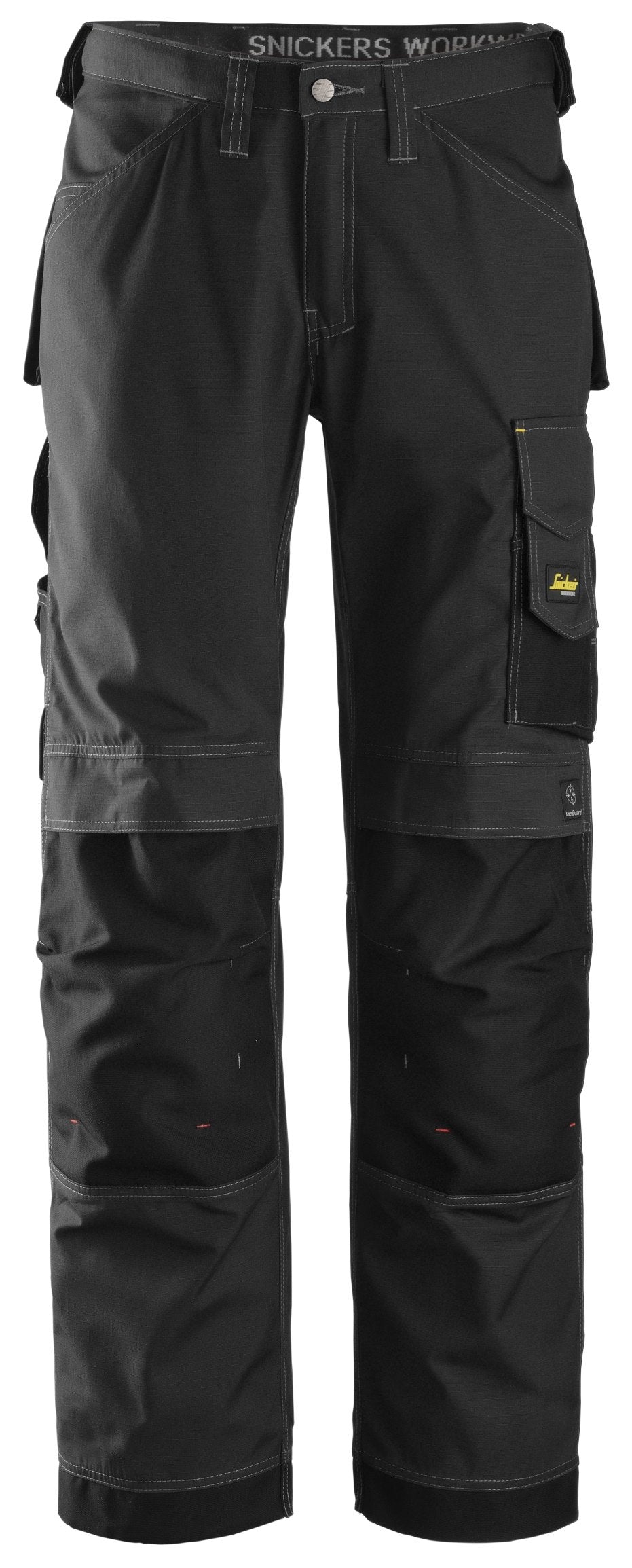 Snickers Workwear Craftsmen Trousers, Rip-Stop in Black/Black