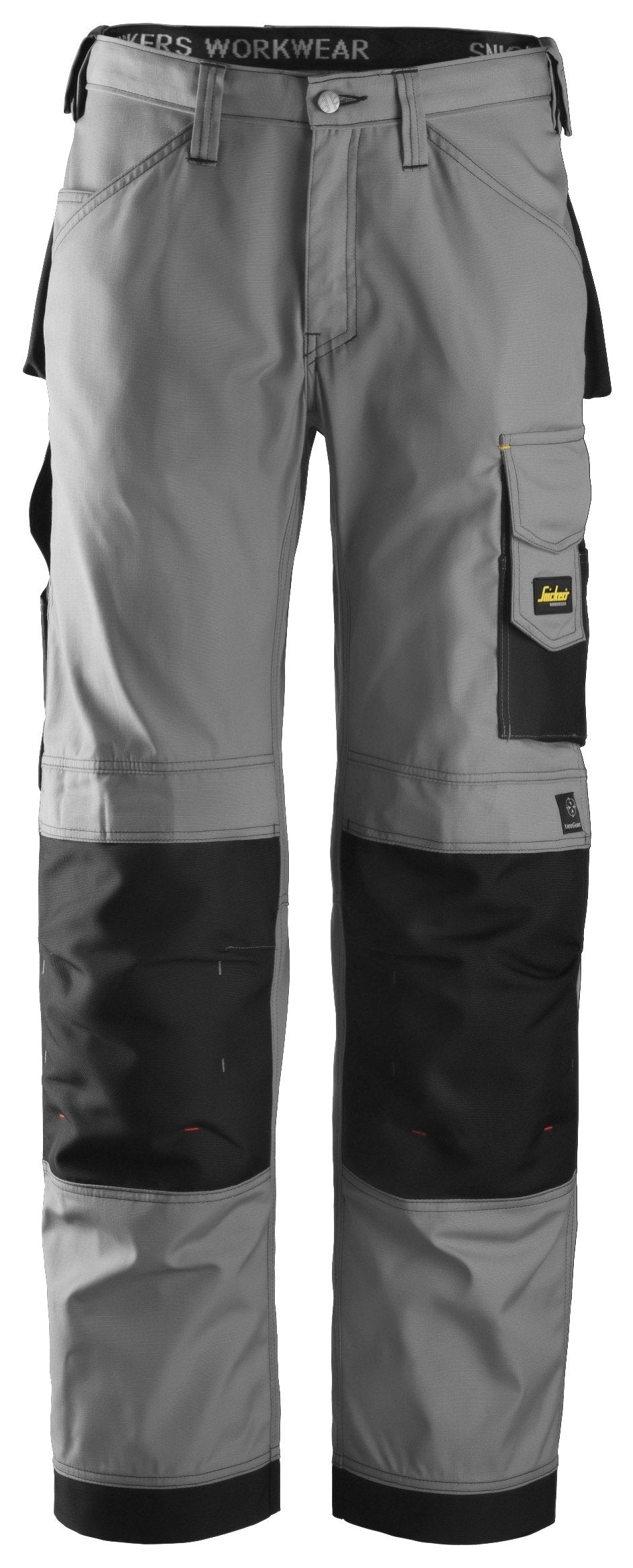 Snickers Workwear Craftsmen Trousers, Rip-Stop in Grey/Black