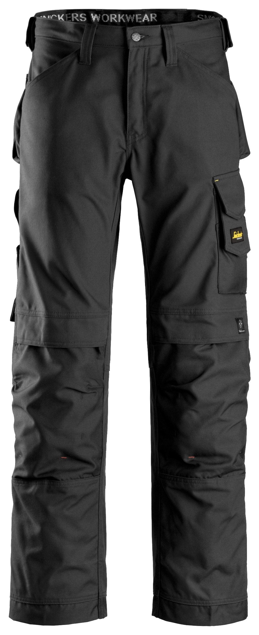 Snickers Workwear Craftsmen Trousers, Canvas+ in Black/Black