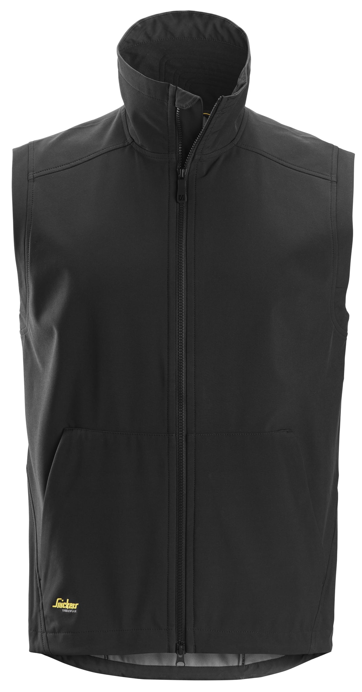 Snickers Workwear AllroundWork, Windproof Soft Shell Vest in Black