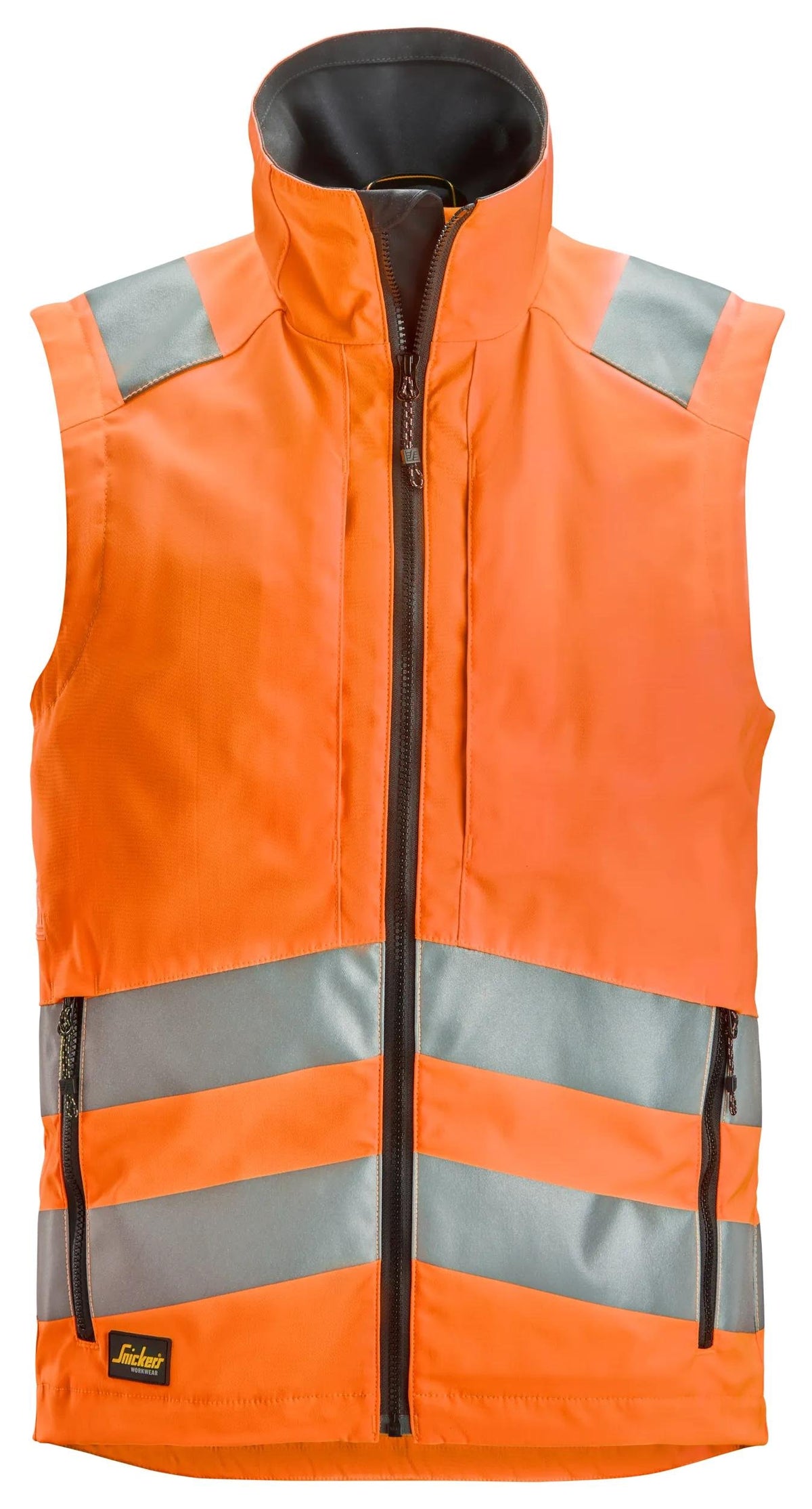 Snickers Workwear High-Vis Class 1/2, Vest in Hi-Vis Orange
