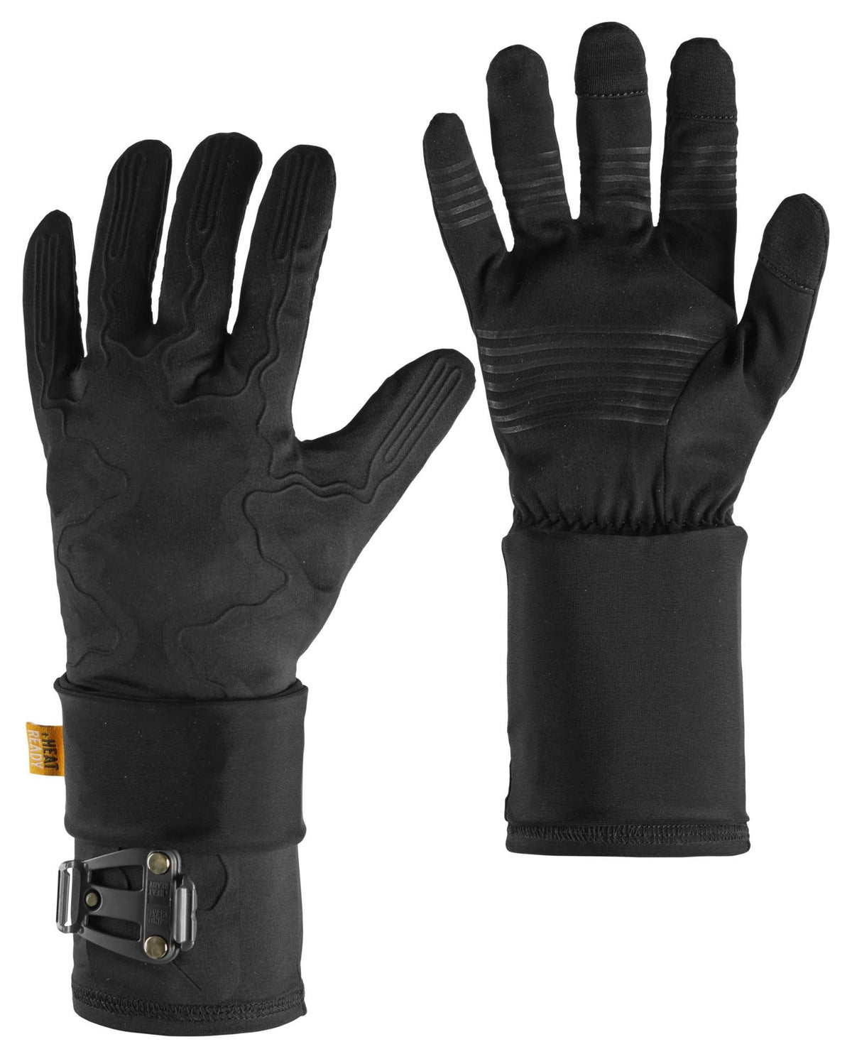 Snickers Workwear Q Heat Liner Gloves in Black/Black