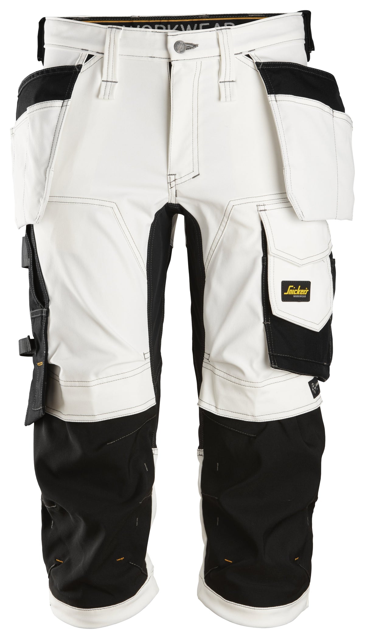 Snickers Workwear AllroundWork, Stretch Pirates Holster Pockets in White/Black