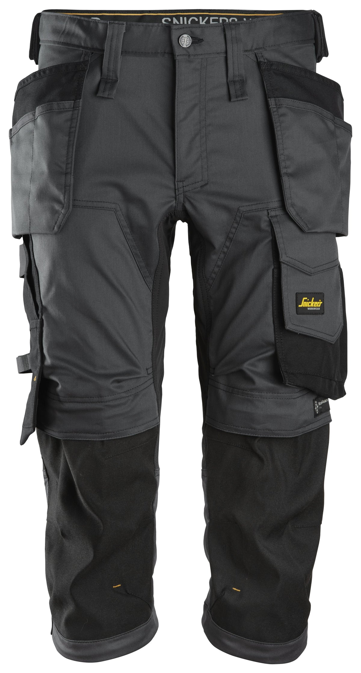 Snickers Workwear AllroundWork, Stretch Pirates Holster Pockets in Steel Grey/Black