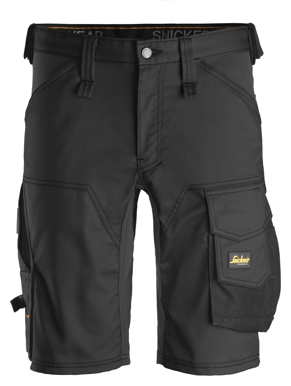 Snickers Workwear AllroundWork, Stretch Shorts in Black/Black
