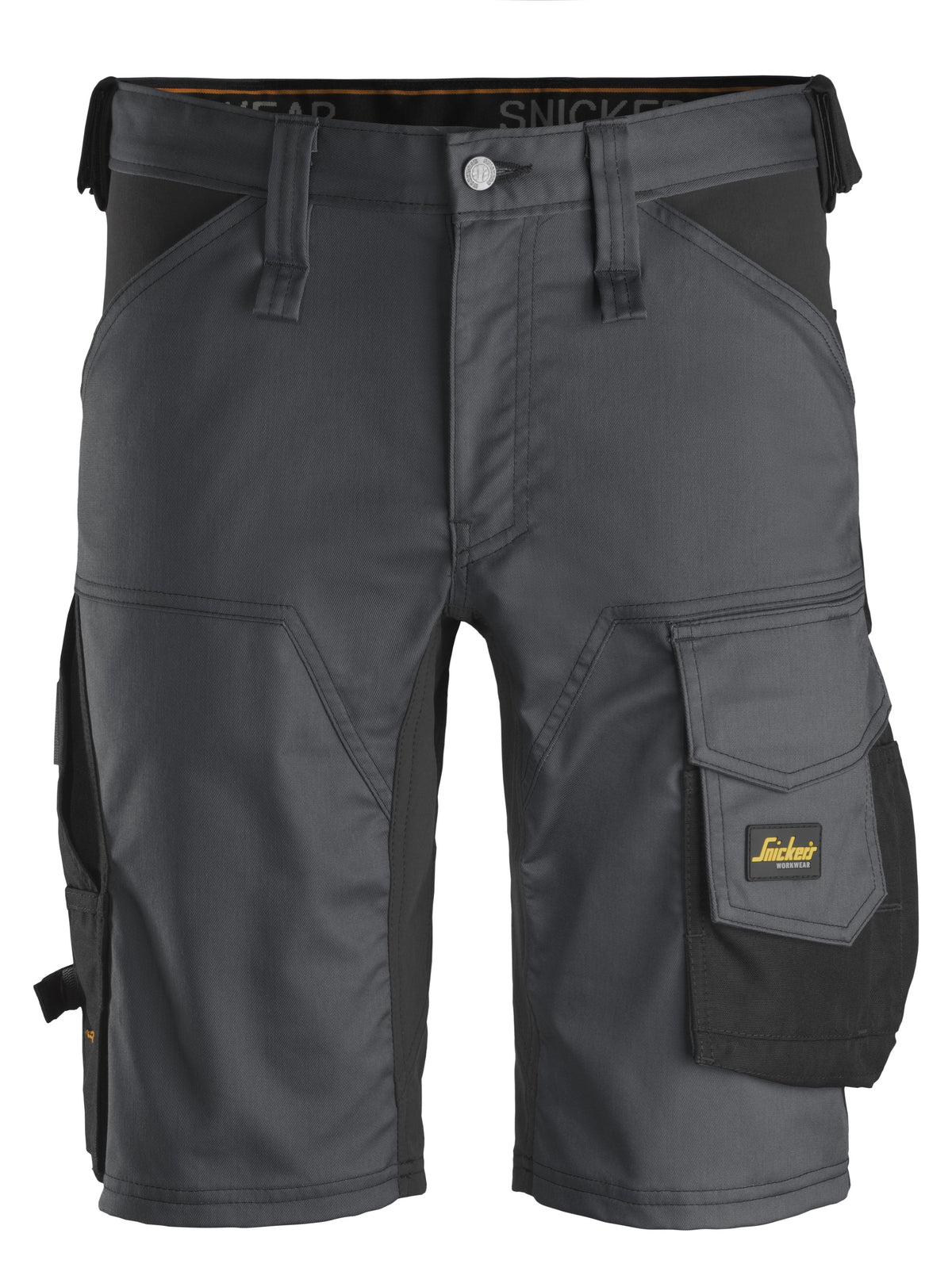 Snickers Workwear AllroundWork, Stretch Shorts in Steel Grey/Black