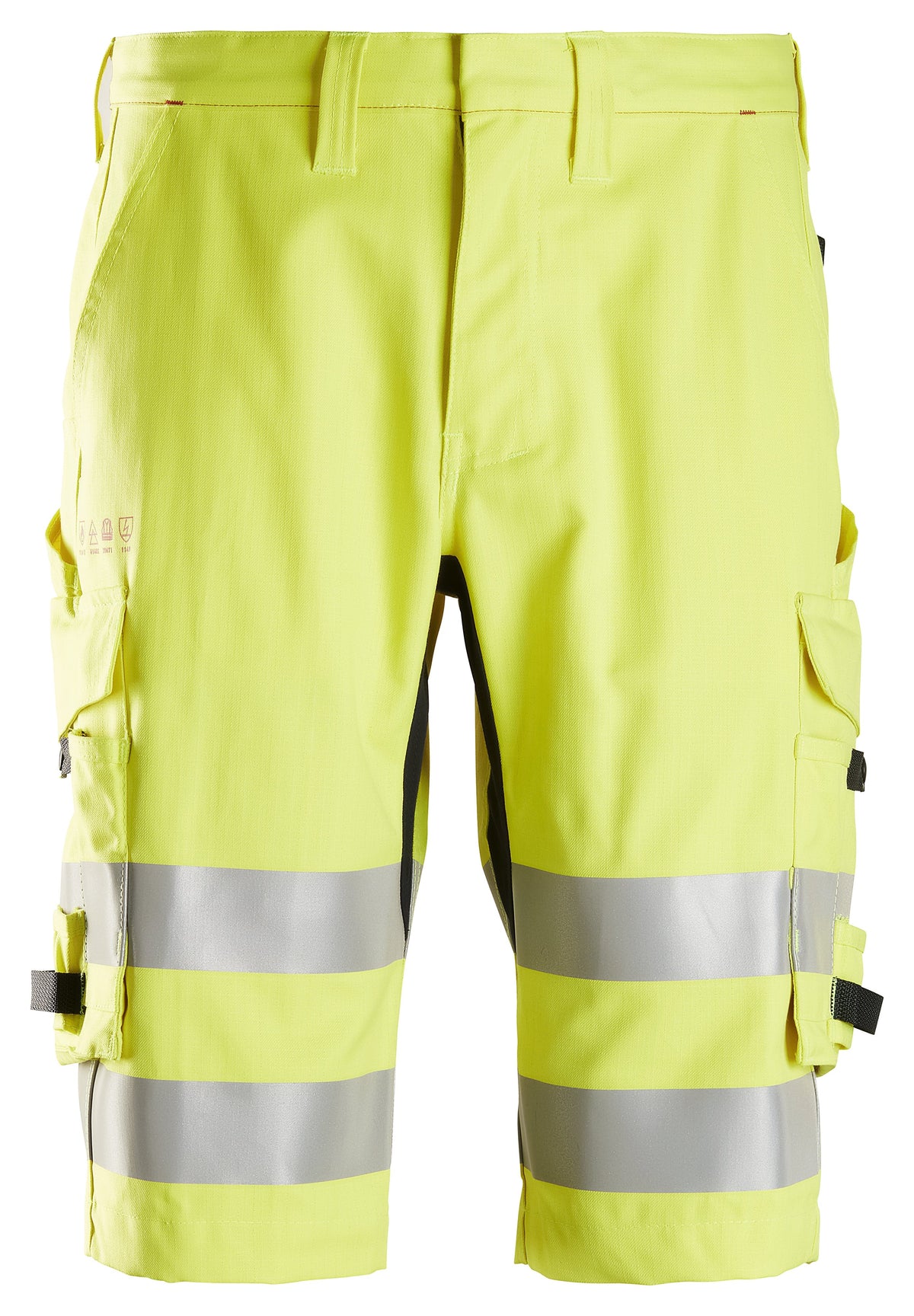 Snickers Workwear ProtecWork, Shorts, High-Vis Class 1 in Hi-Vis Yellow