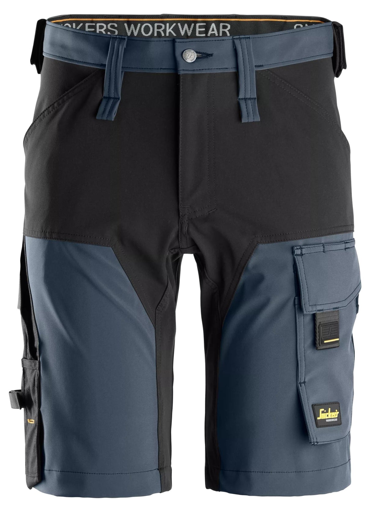 Snickers Workwear AllroundWork, 4-way Stretch Shorts in Navy/Black