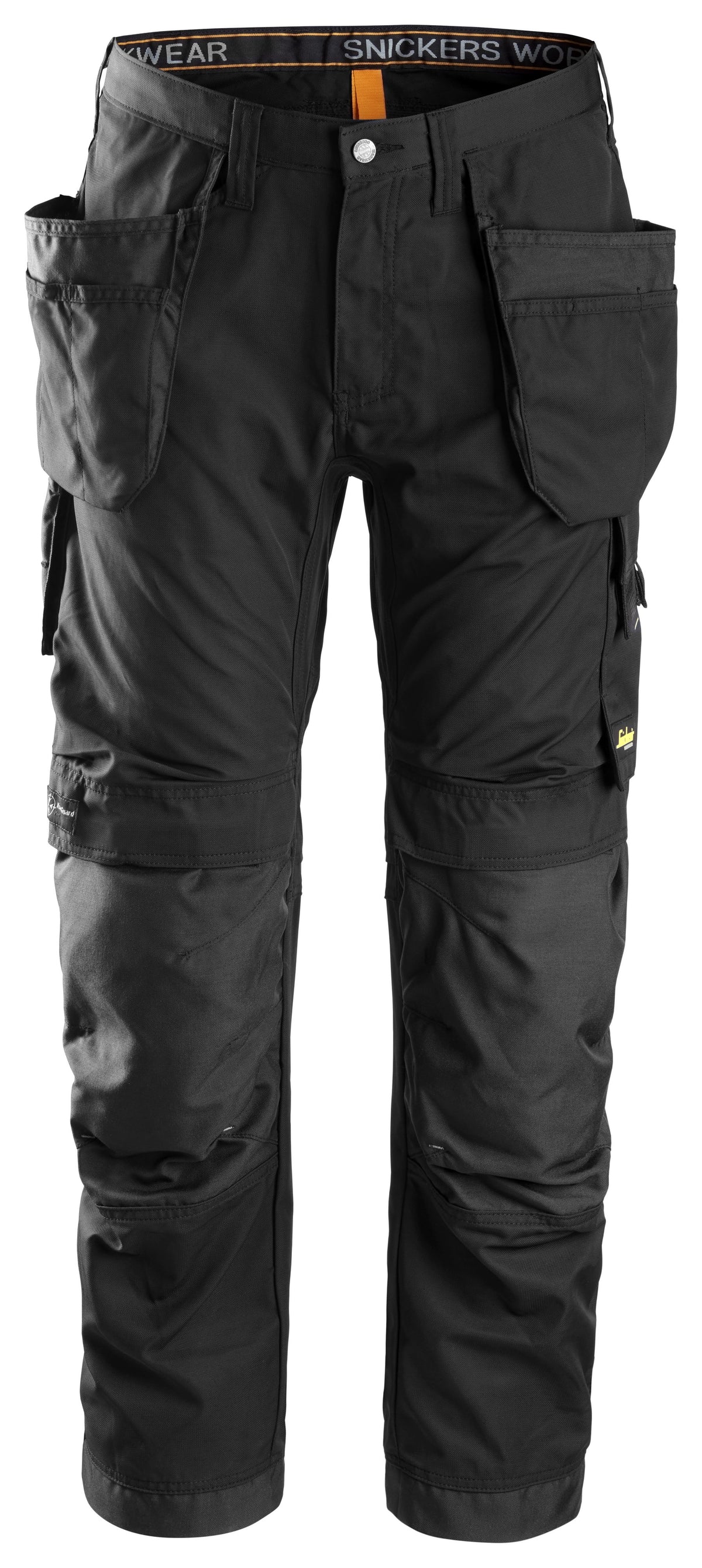 Snickers Workwear AllroundWork, Work Trousers Holster Pockets in Black/Black