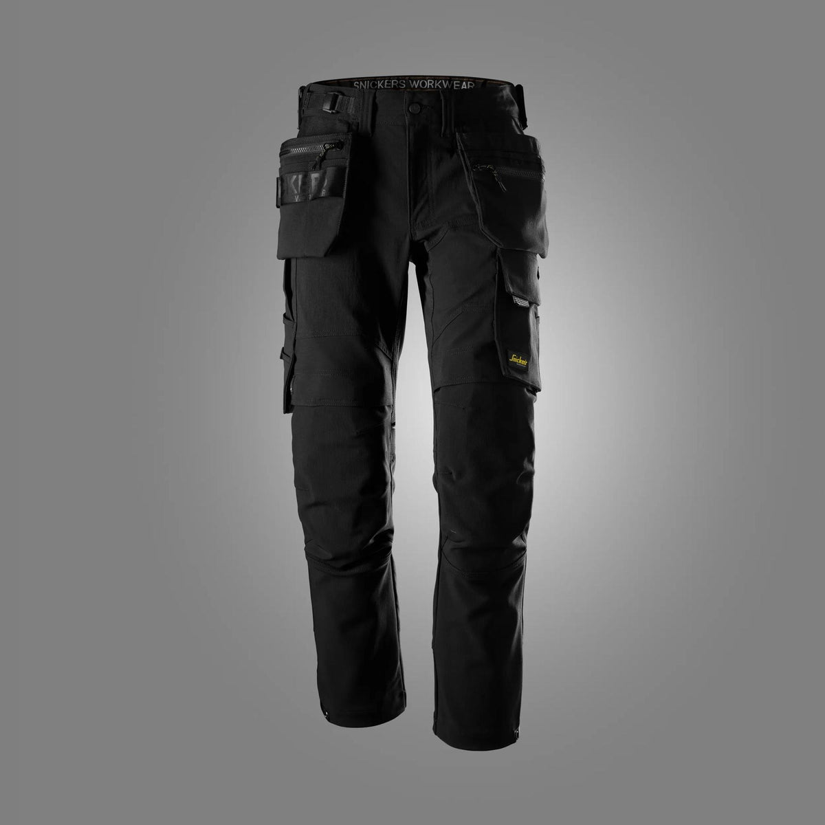Snickers Workwear RuffWork, Trousers Holster Pockets in Black/Black