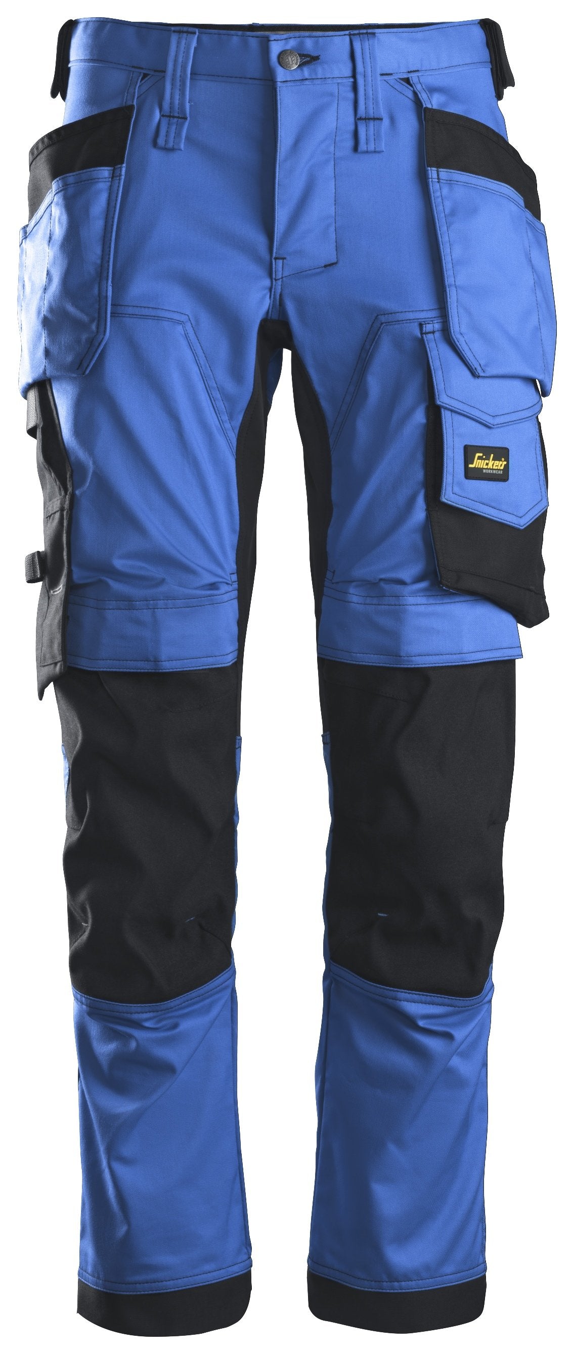 Snickers Workwear AllroundWork, Stretch Trousers Holster Pockets in True Blue/Black