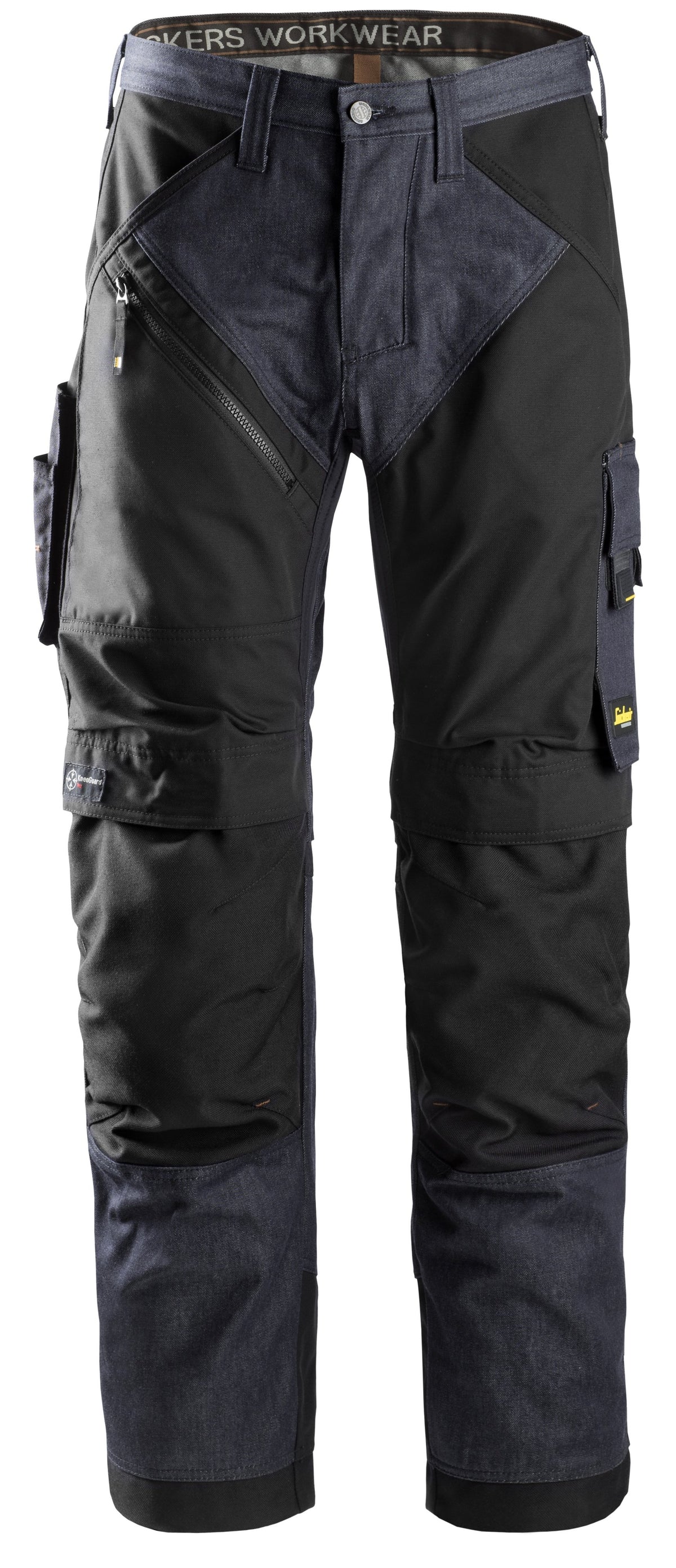 Snickers Workwear RuffWork, Denim, Work Trousers in Denim/Black