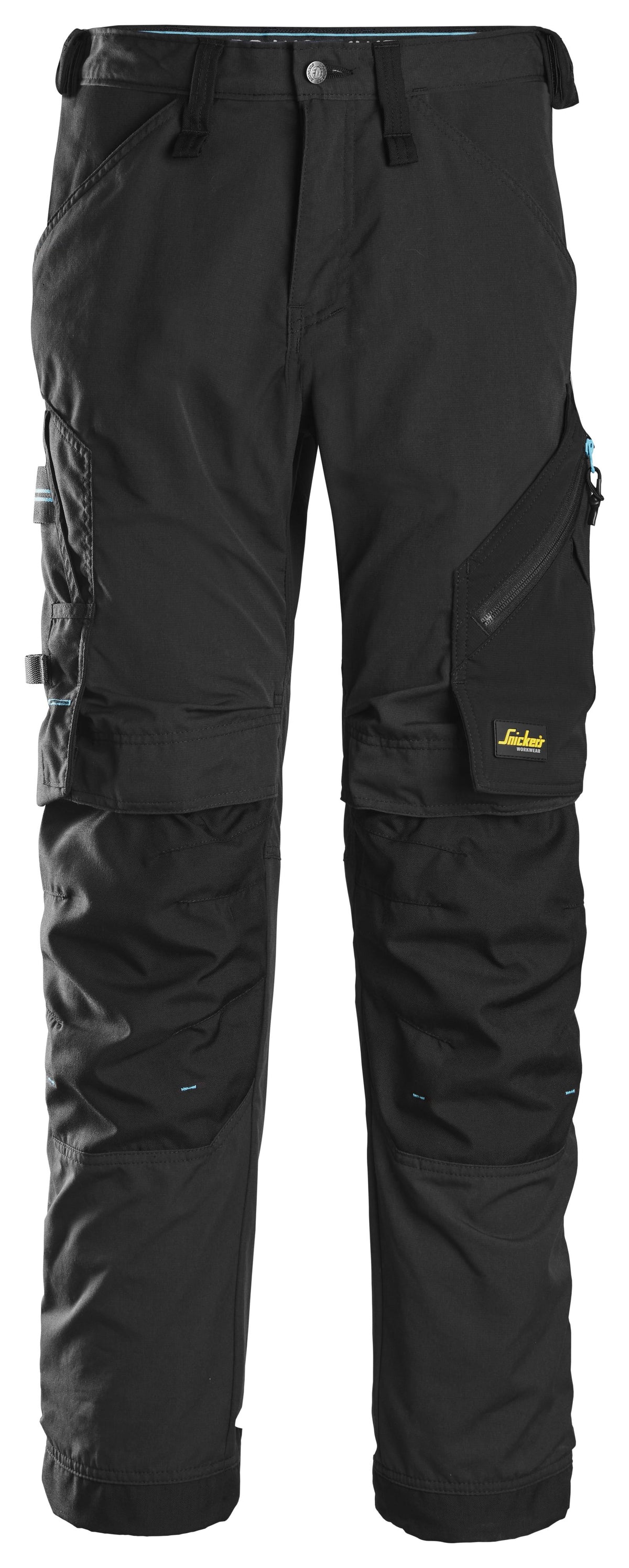 Snickers Workwear LiteWork, 37.5® Work Trousers in Black/Black